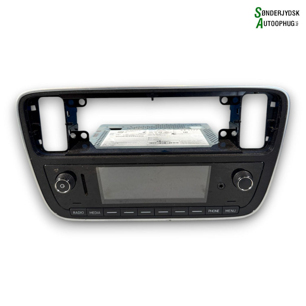 Skoda Citigo Radio, Multi Display Med OEM Nr. 1ST035871A Fra Skoda Ophugger