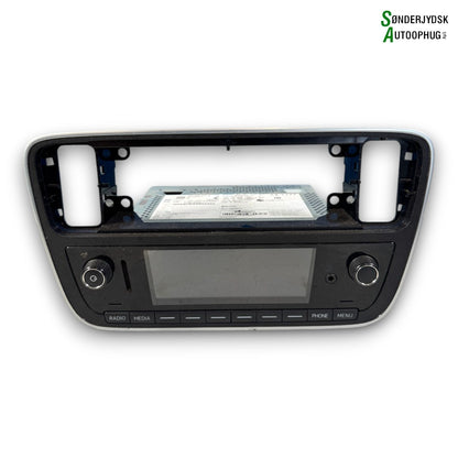 Skoda Citigo Radio, Multi Display Med OEM Nr. 1ST035871A Fra Skoda Ophugger