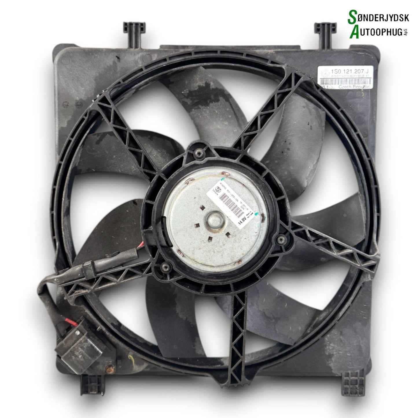 Skoda Citigo Kølerblæser El Med OEM Nr. 1S0121207J Fra Skoda Ophugger