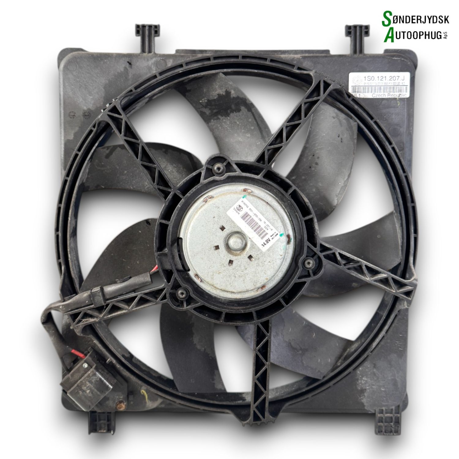 Skoda Citigo Kølerblæser El Med OEM Nr. 1S0121207J Fra Skoda Ophugger