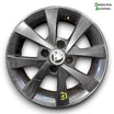 Skoda Citigo Fælg Aluminium Med OEM Nr. 1ST071494E Fra Skoda Ophugger
