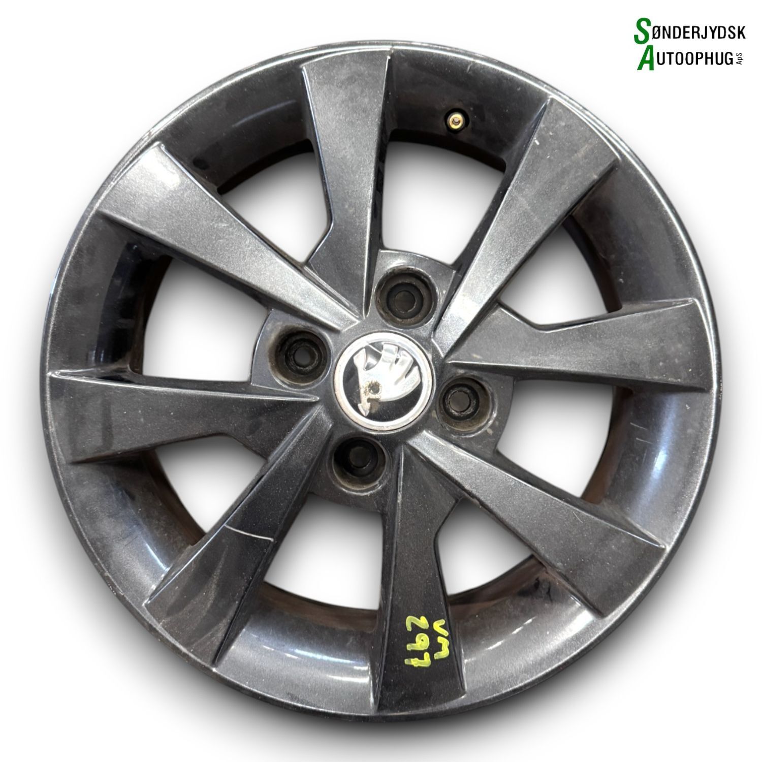 Skoda Citigo Fælg Aluminium Med OEM Nr. 1ST071494E Fra Skoda Ophugger