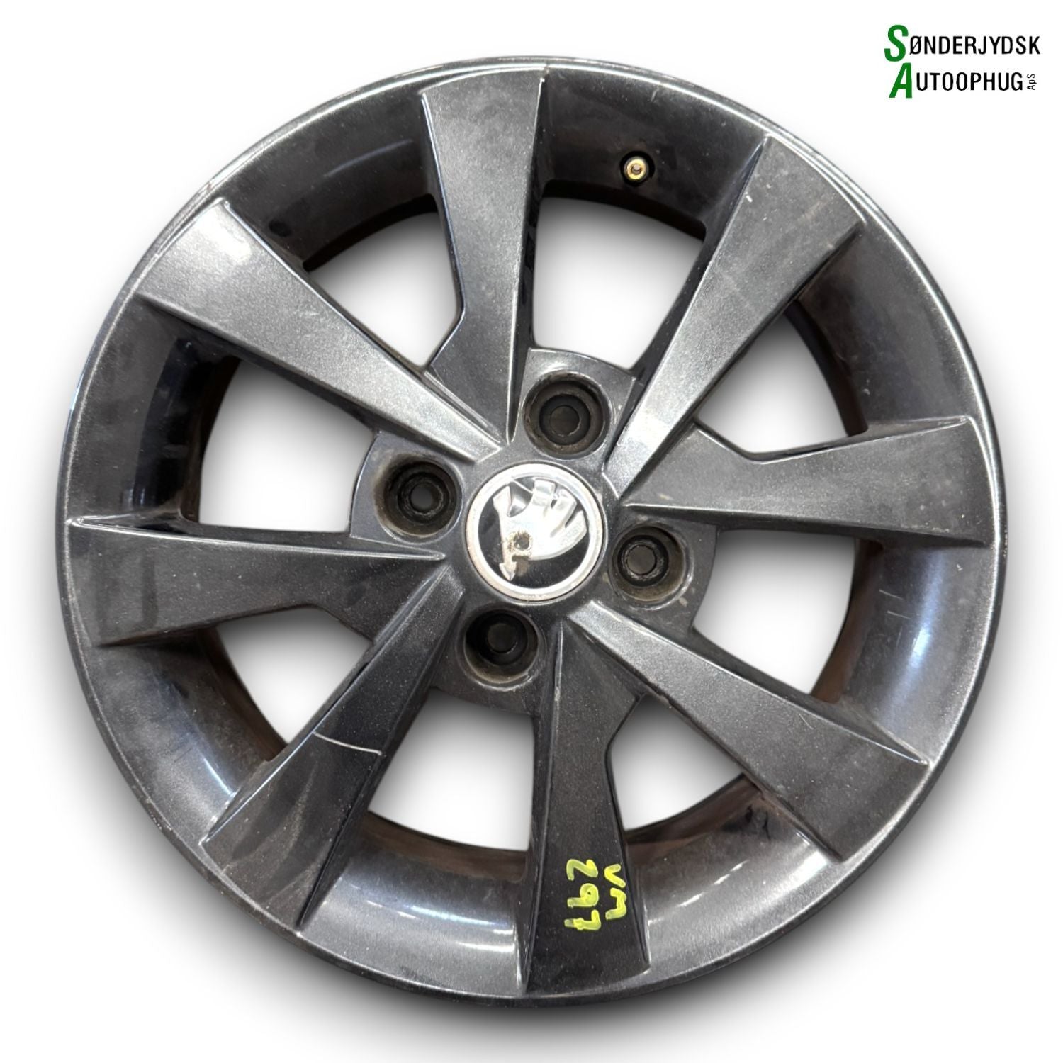 Skoda Citigo Fælg Aluminium Med OEM Nr. 1ST071494EFL8 Fra Skoda Ophugger