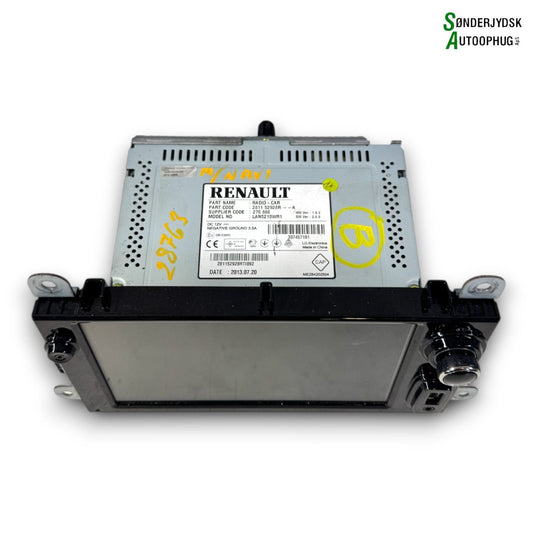 Renault Clio 4 Radio, Multi Display Med OEM Nr. 281152928R Fra Renault Ophugger