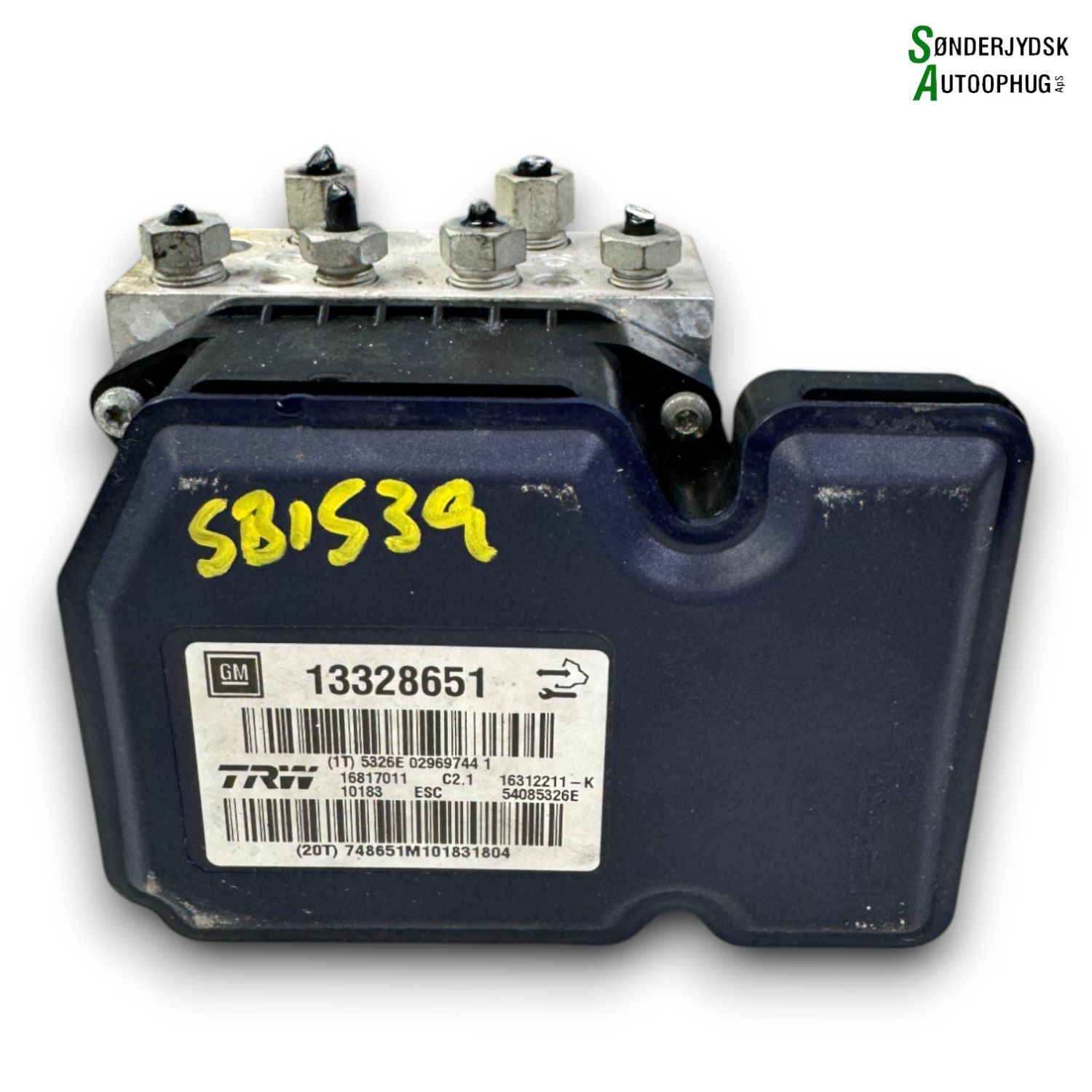 Opel Insignia A ABS Pumpe Med OEM Nr. 13321113 Fra Opel Ophugger