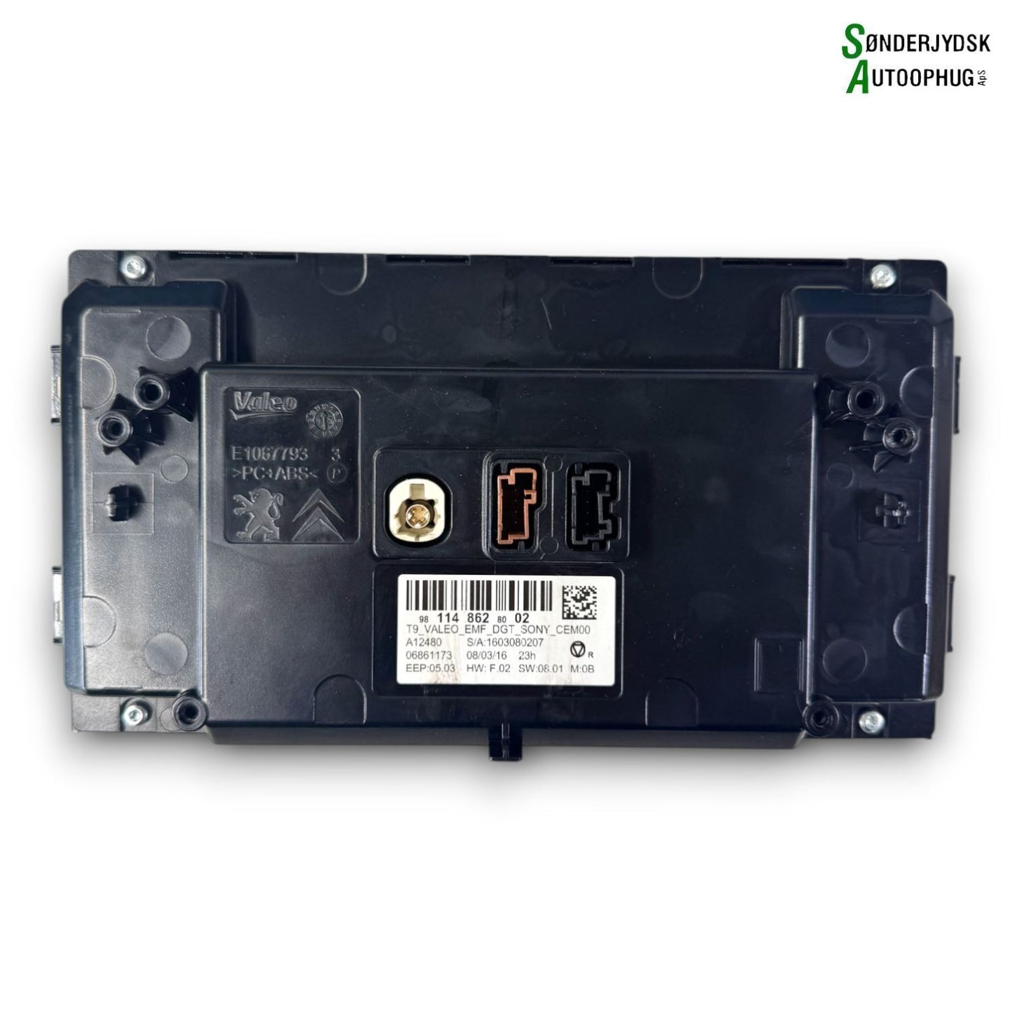 Peugeot 308 Radio, Multi Display Med OEM Nr. 9811486280 Fra Peugeot Ophugger