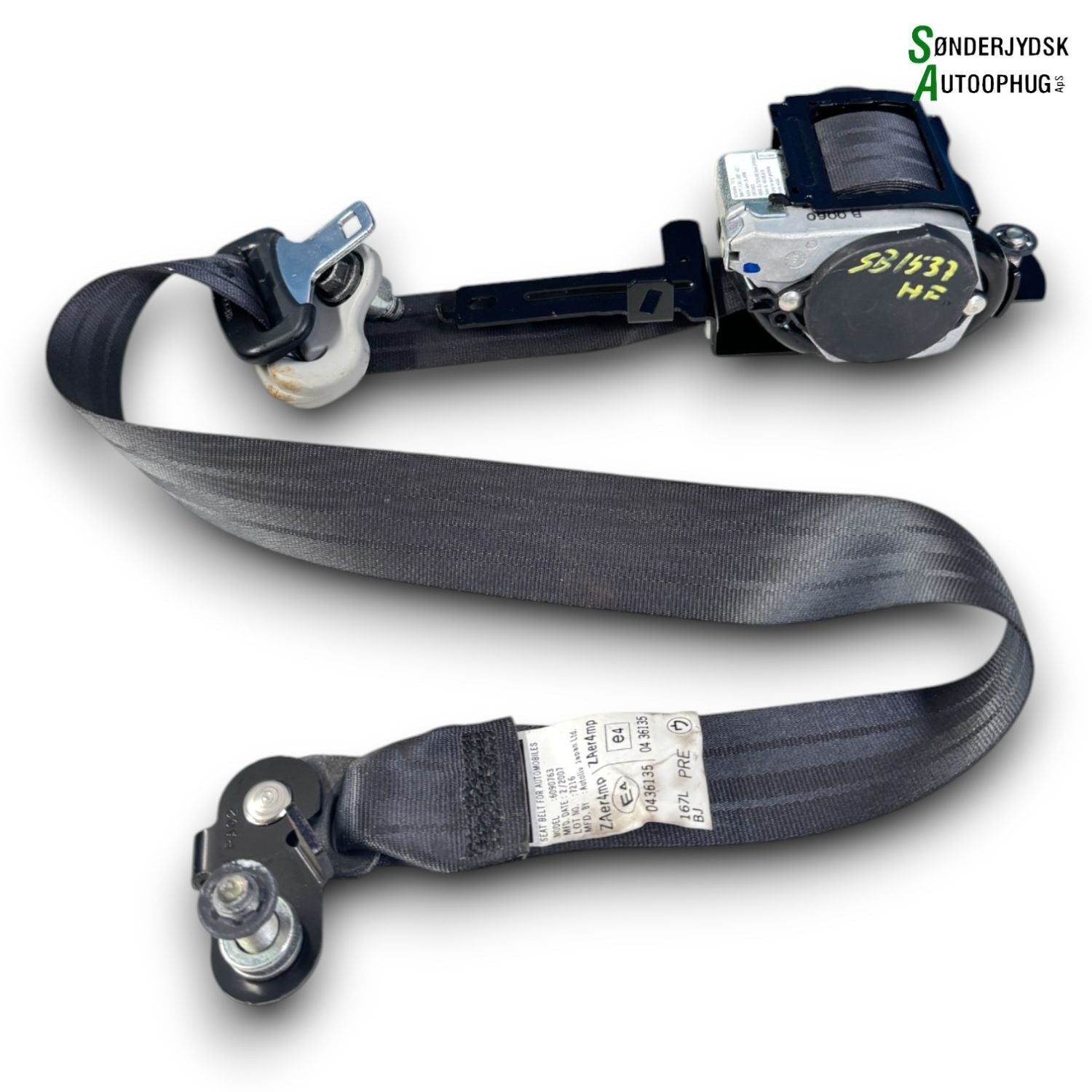 Ford Fiesta 6 Sikkerhedsseler For Med OEM Nr. 1440578 Fra Ford Ophugger