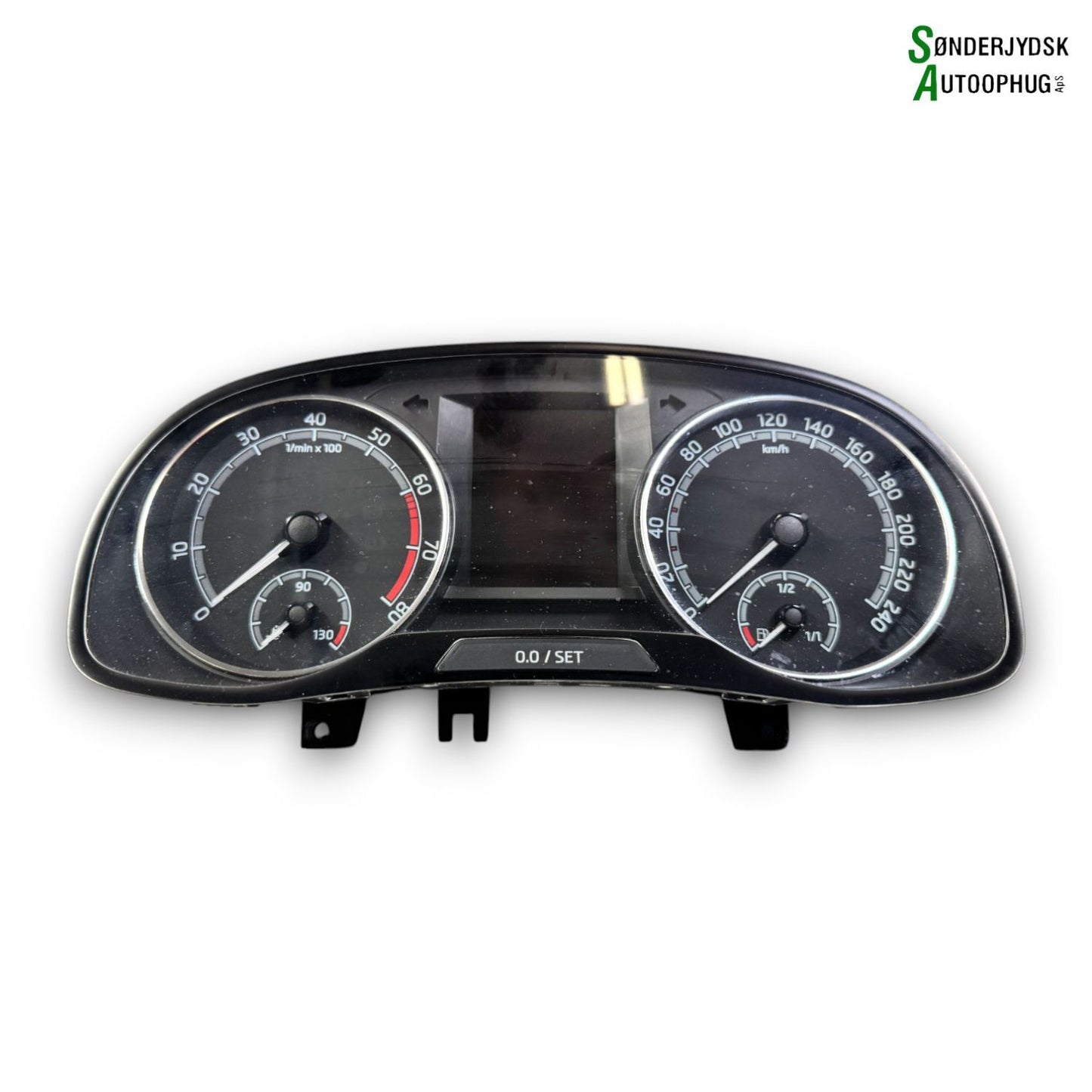 Skoda Fabia Speedometer - Instrument Med OEM Nr. 6V0920740E Fra Skoda Ophugger