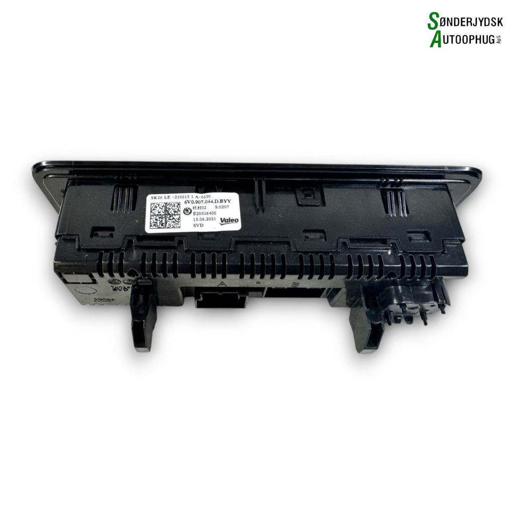 Skoda Fabia Varmeregulering Med OEM Nr. 6V0907044DBYY Fra Skoda Ophugger