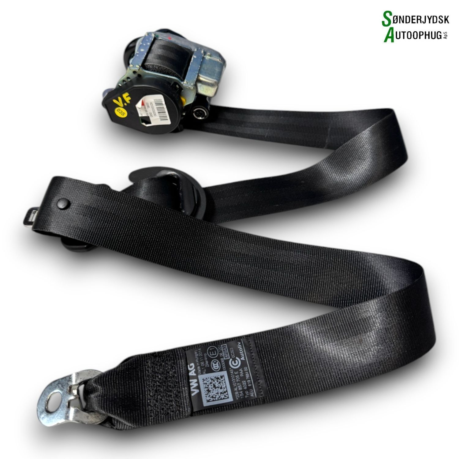 Seat Mii Sikkerhedsseler For Med OEM Nr. 1S3857705EICU Fra Seat Ophugger