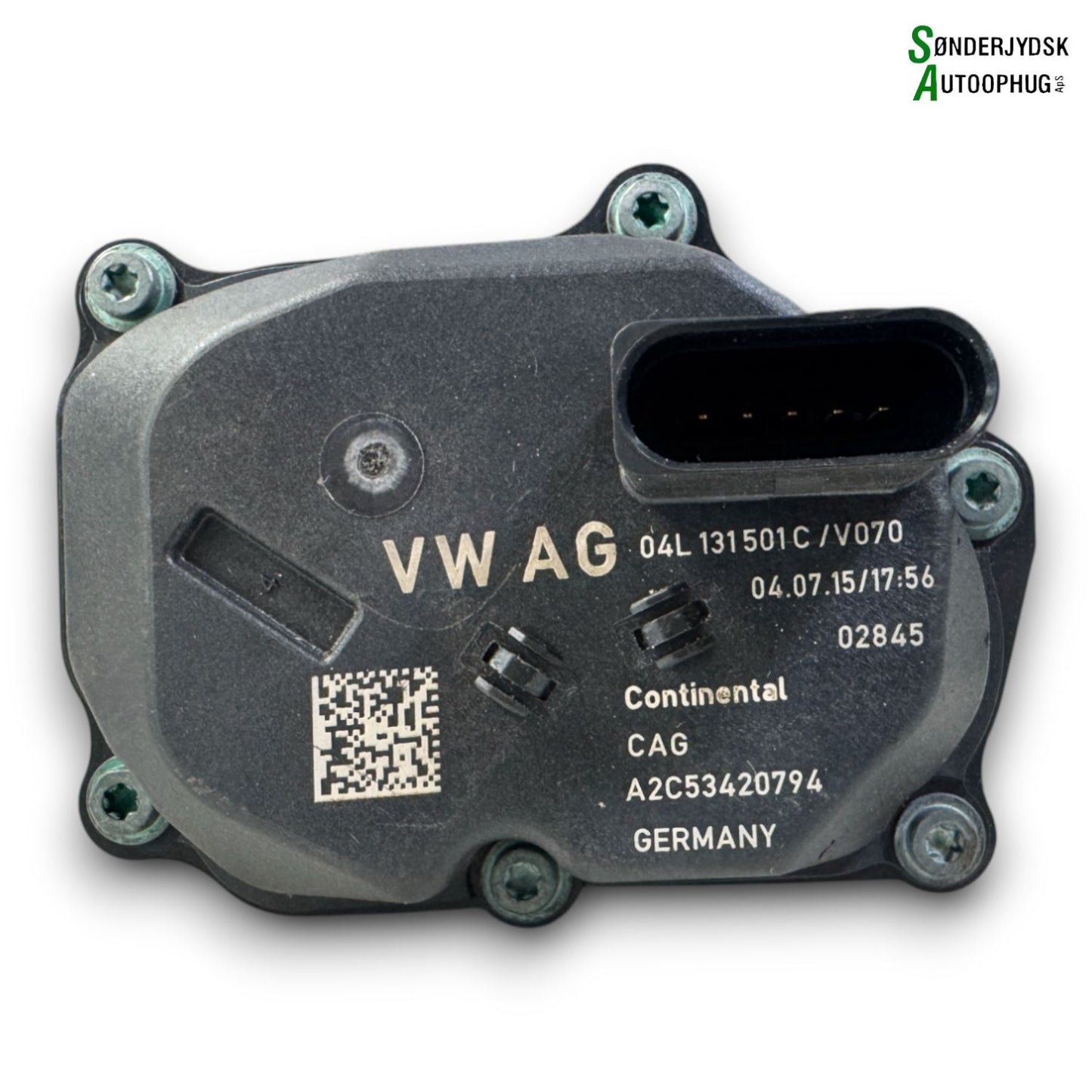 VW Passat 3G Spjældhus Med OEM Nr. 04L131501C Fra VW Ophugger