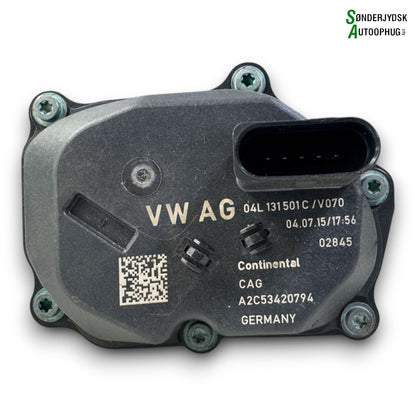 VW Passat 3G Spjældhus Med OEM Nr. 04L131501C Fra VW Ophugger