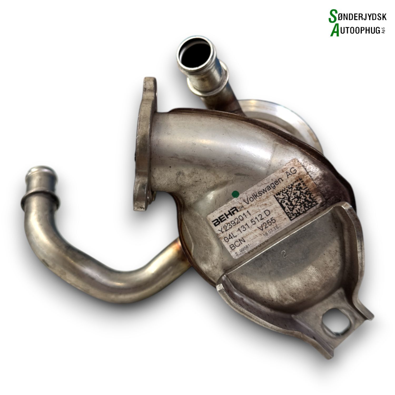 VW Passat 3G Køler Egr Med OEM Nr. 04L131512BQ Fra VW Ophugger