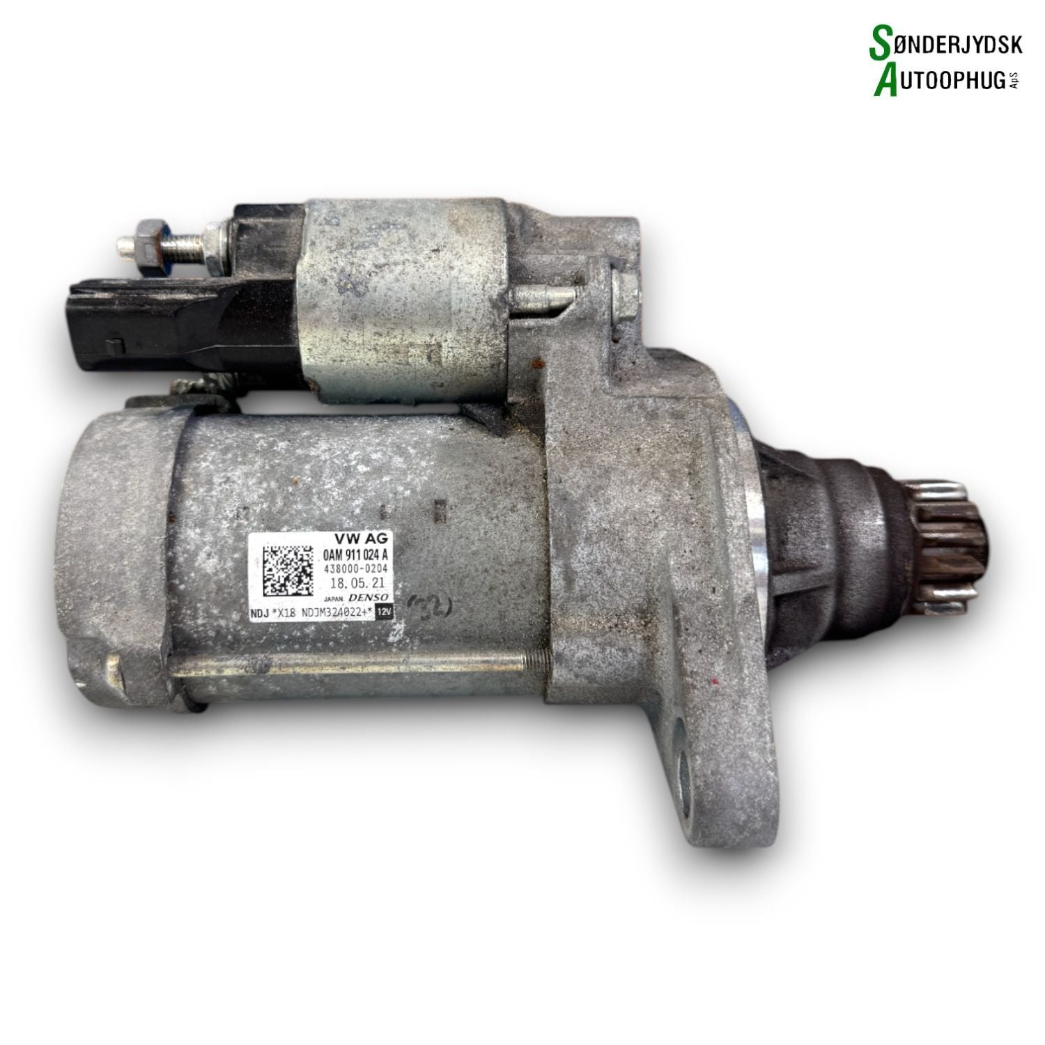 Skoda Fabia Starter Med OEM Nr. 0001179516 Fra Skoda Ophugger