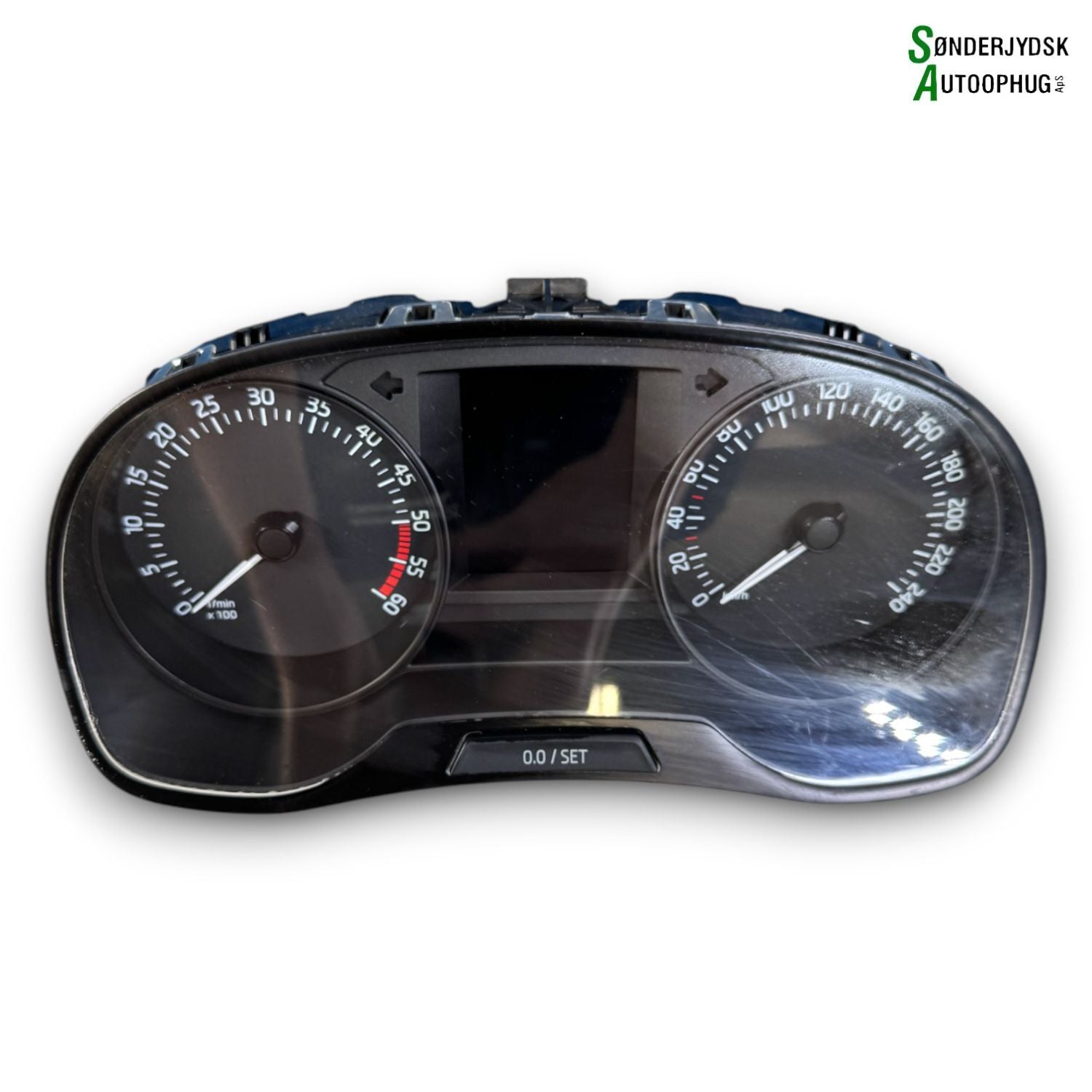 Skoda Fabia Speedometer - Instrument Med OEM Nr. 6V0920701B Fra Skoda Ophugger