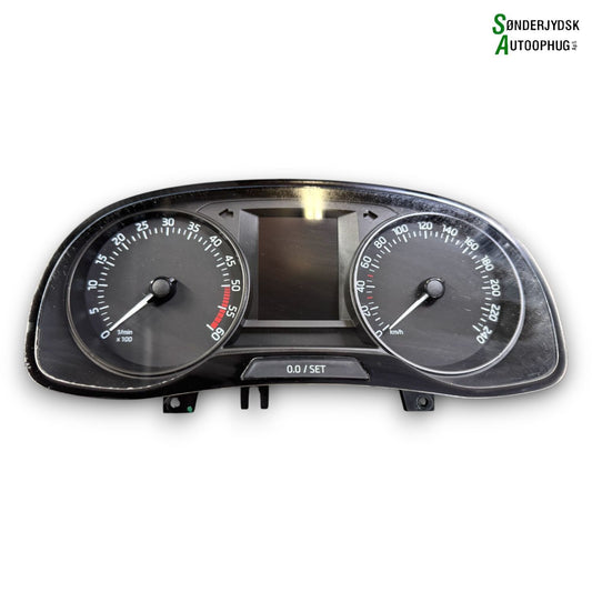 Skoda Fabia Speedometer - Instrument Med OEM Nr. 6V0920701B Fra Skoda Ophugger
