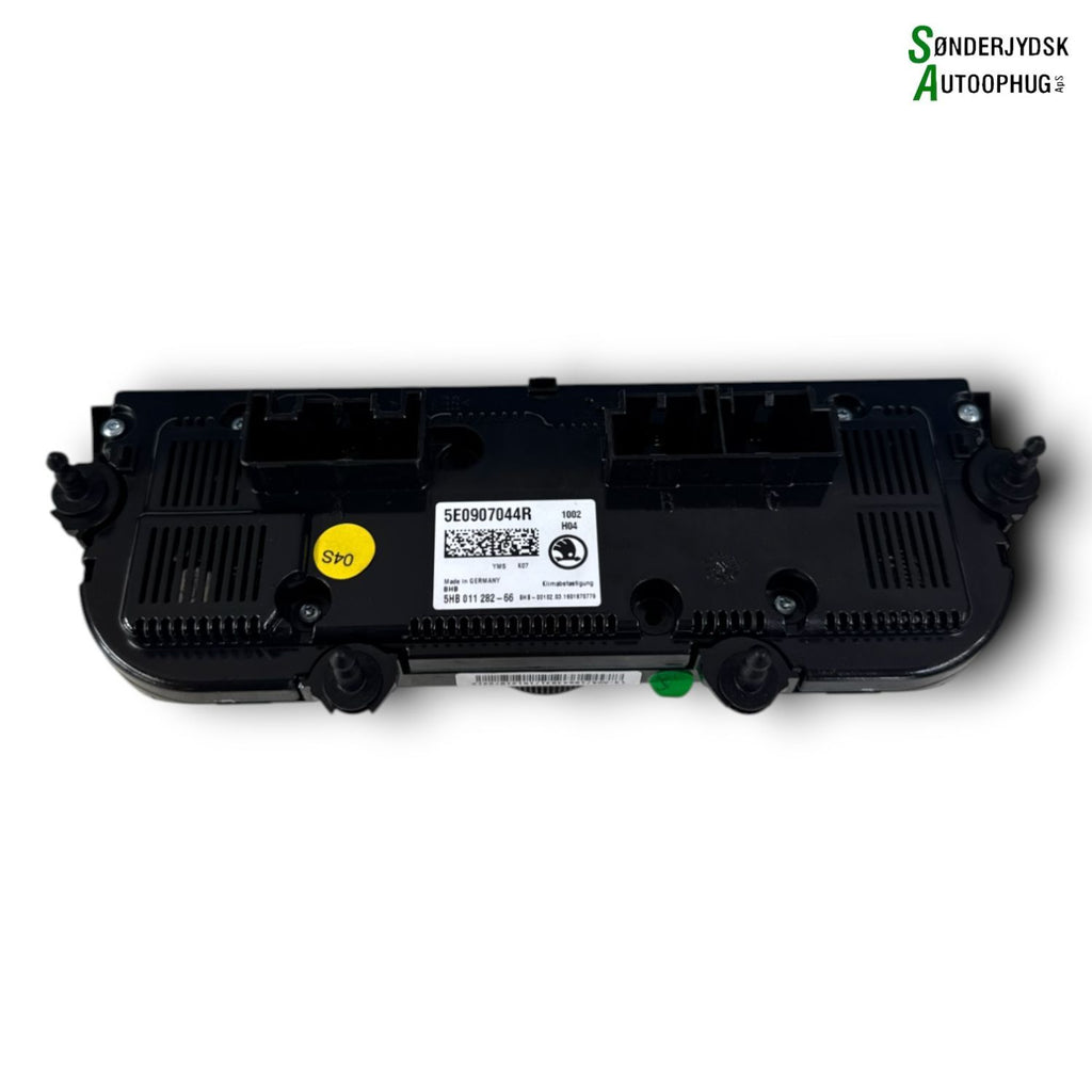 Skoda Octavia Varmeregulering Med OEM Nr. 5E0907044R Fra Skoda Ophugger
