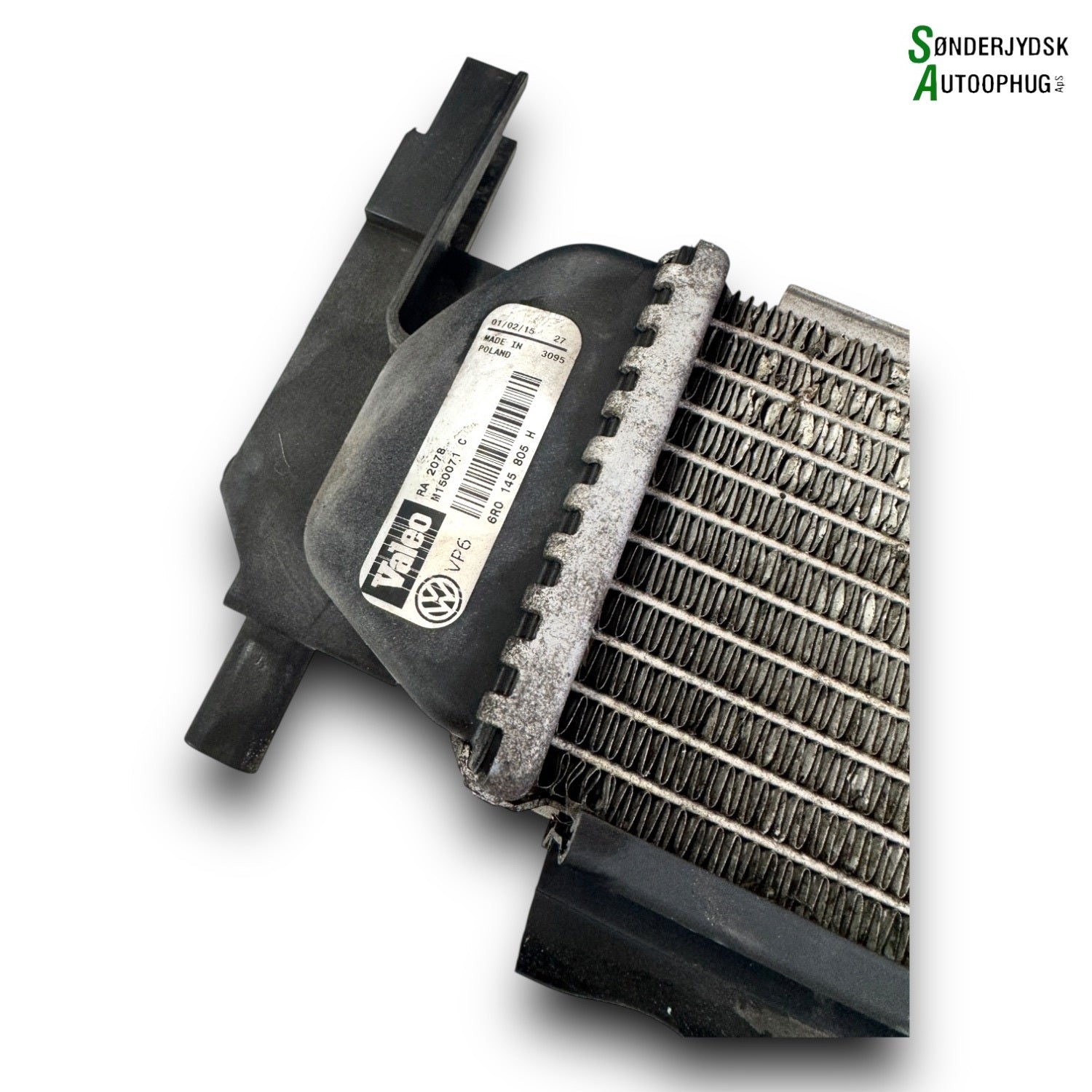 VW Polo 6C Køler Intercooler Med OEM Nr. 6R0145805H Fra VW Ophugger