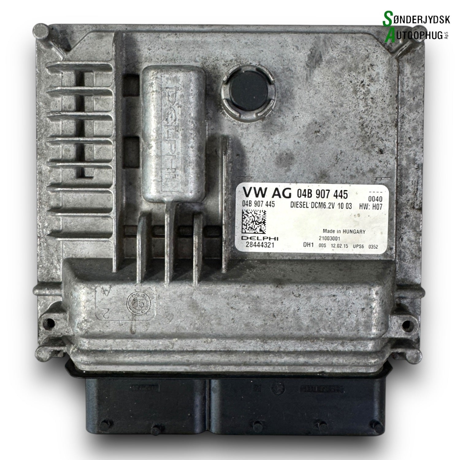VW Polo 6C Motorstyring - Motorstyreboks - Injection Elboks Med OEM Nr. 04B907445 Fra VW Ophugger
