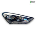 Hyundai Tucson Forlygte Med OEM Nr. 92102D7200 Fra Hyundai Ophugger