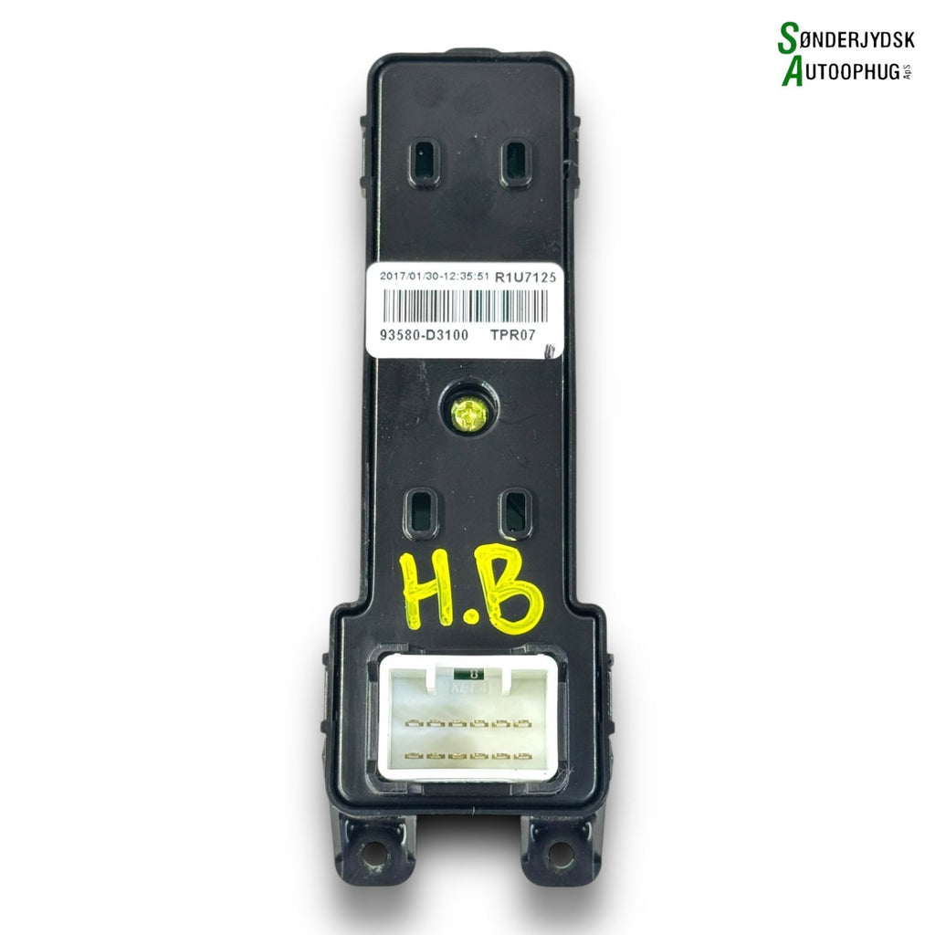 Hyundai Tucson Kontakt Rudehejs Med OEM Nr. 93580D3100 Fra Hyundai Ophugger