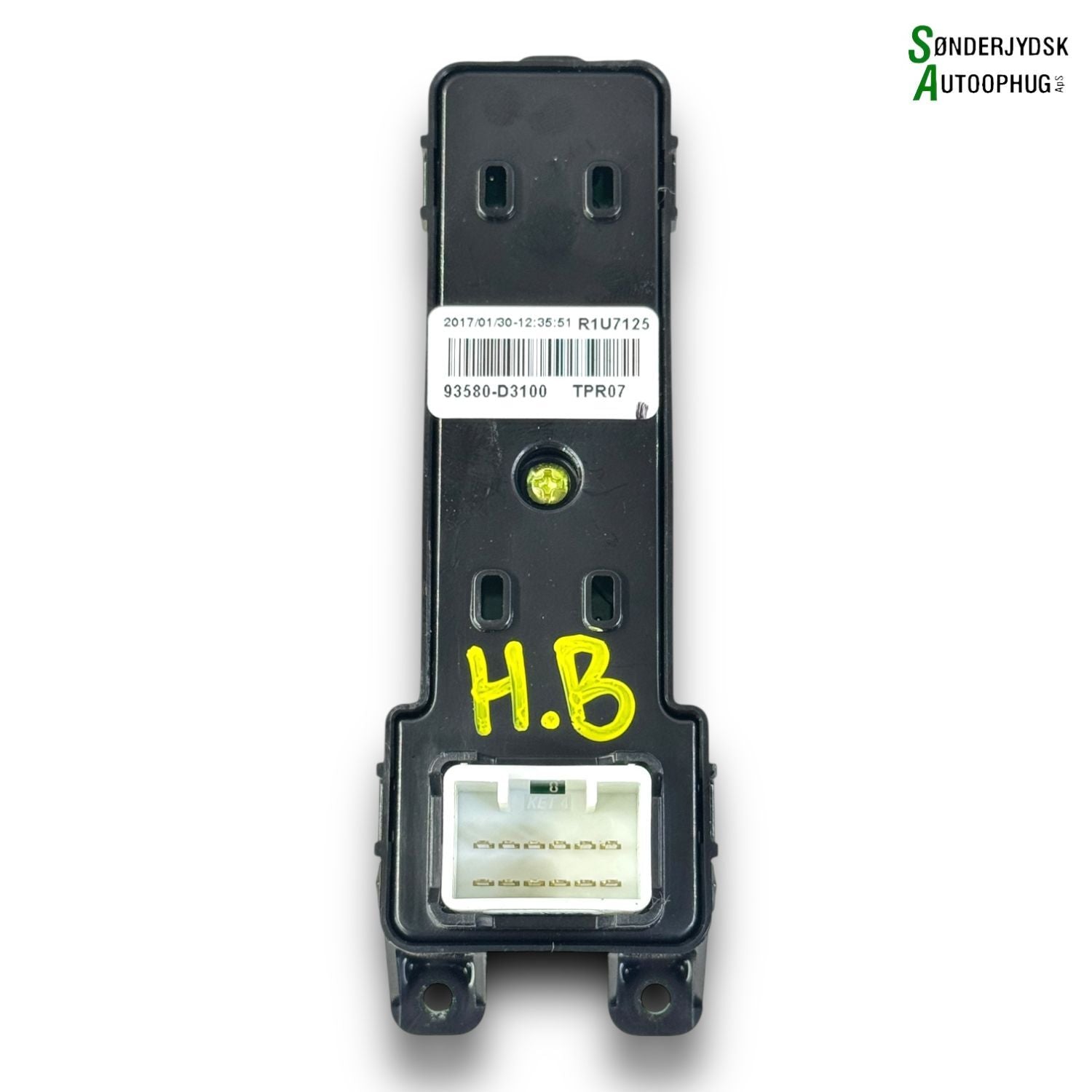 Hyundai Tucson Kontakt Rudehejs Med OEM Nr. 93580D3100 Fra Hyundai Ophugger