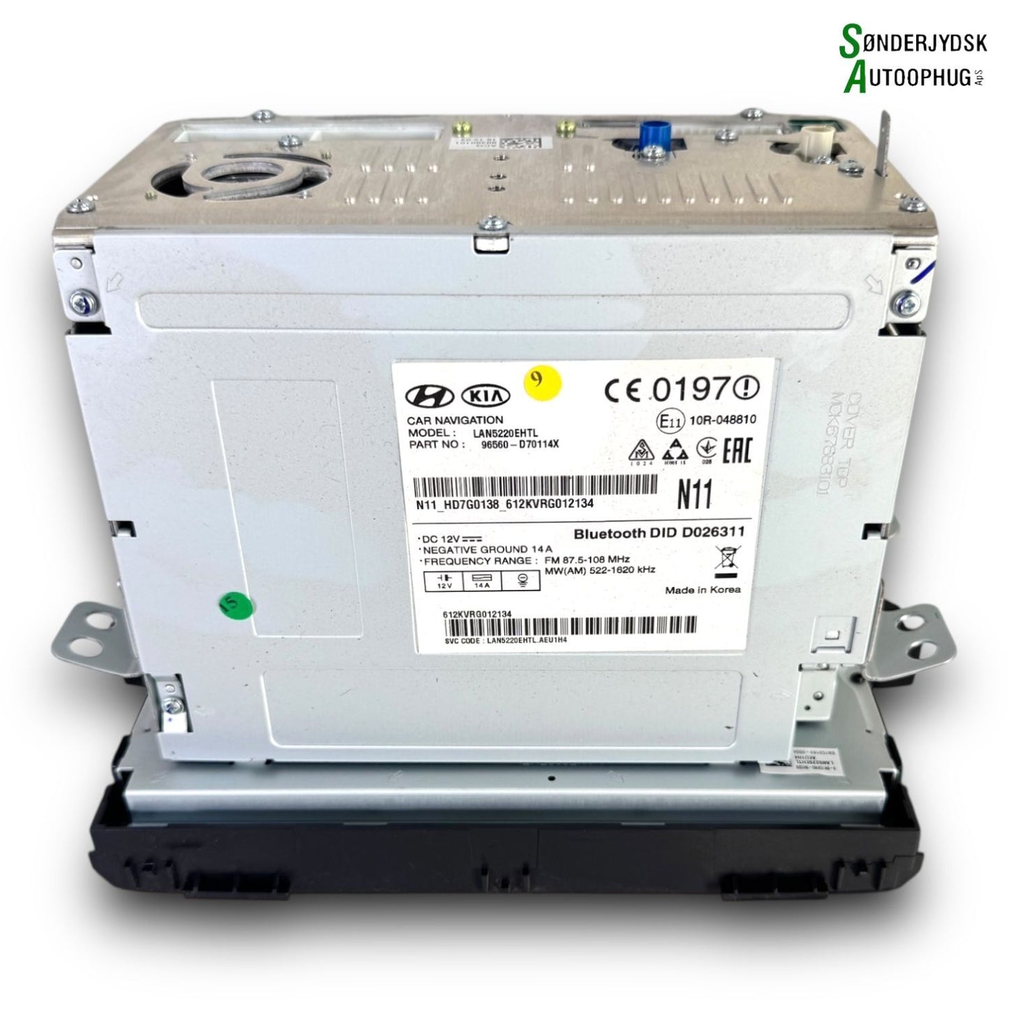 Hyundai Tucson Radio, Multi Display Med OEM Nr. 96560D70114X Fra Hyundai Ophugger