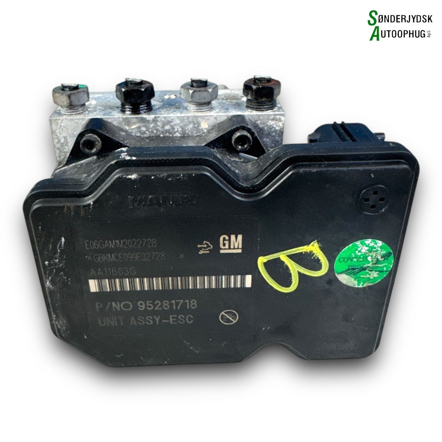 Opel Mokka A ABS Pumpe Med OEM Nr. 95417440 Fra Opel Ophugger