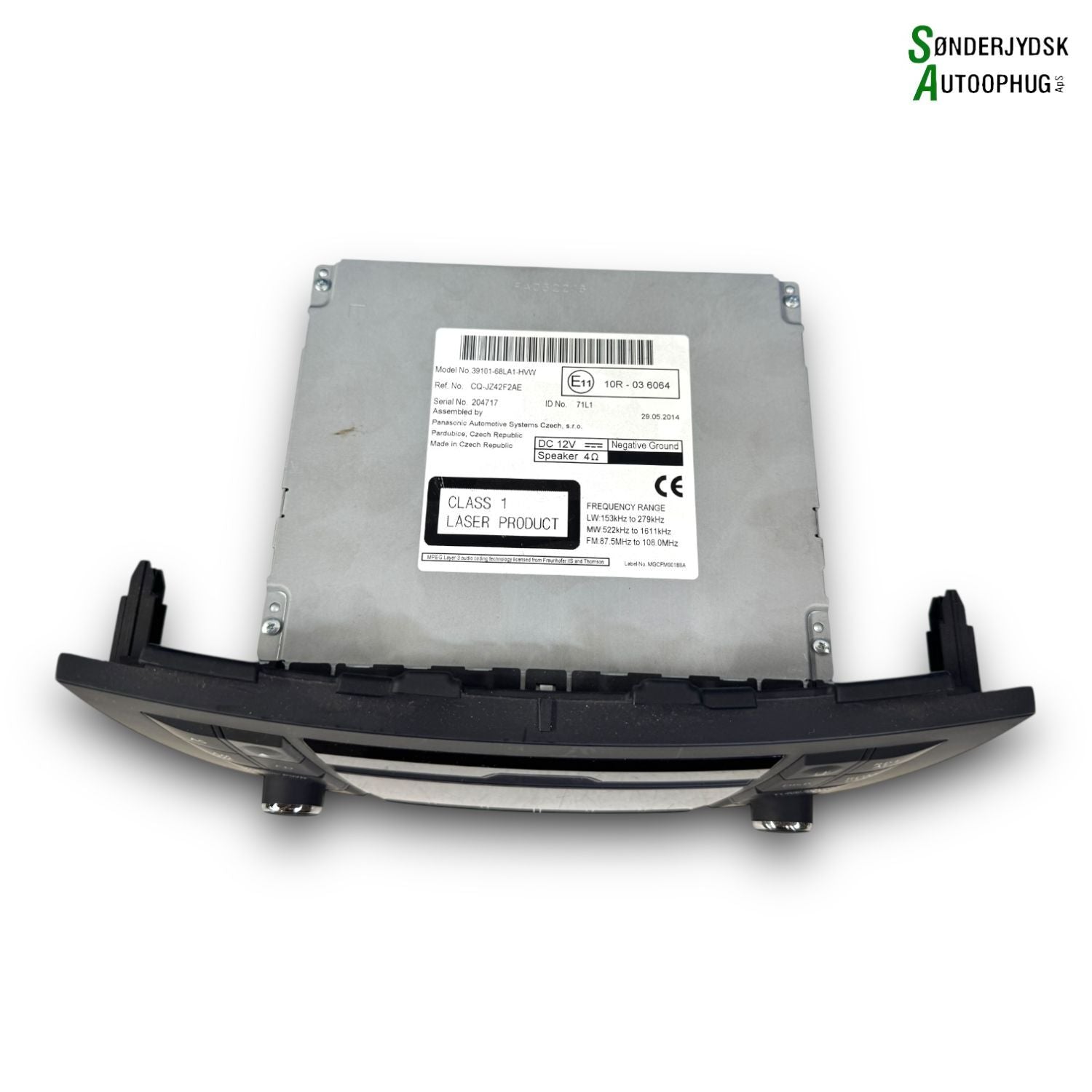 Suzuki Swift Radio M/Cd Med OEM Nr. 3910168LA1 Fra Suzuki Ophugger