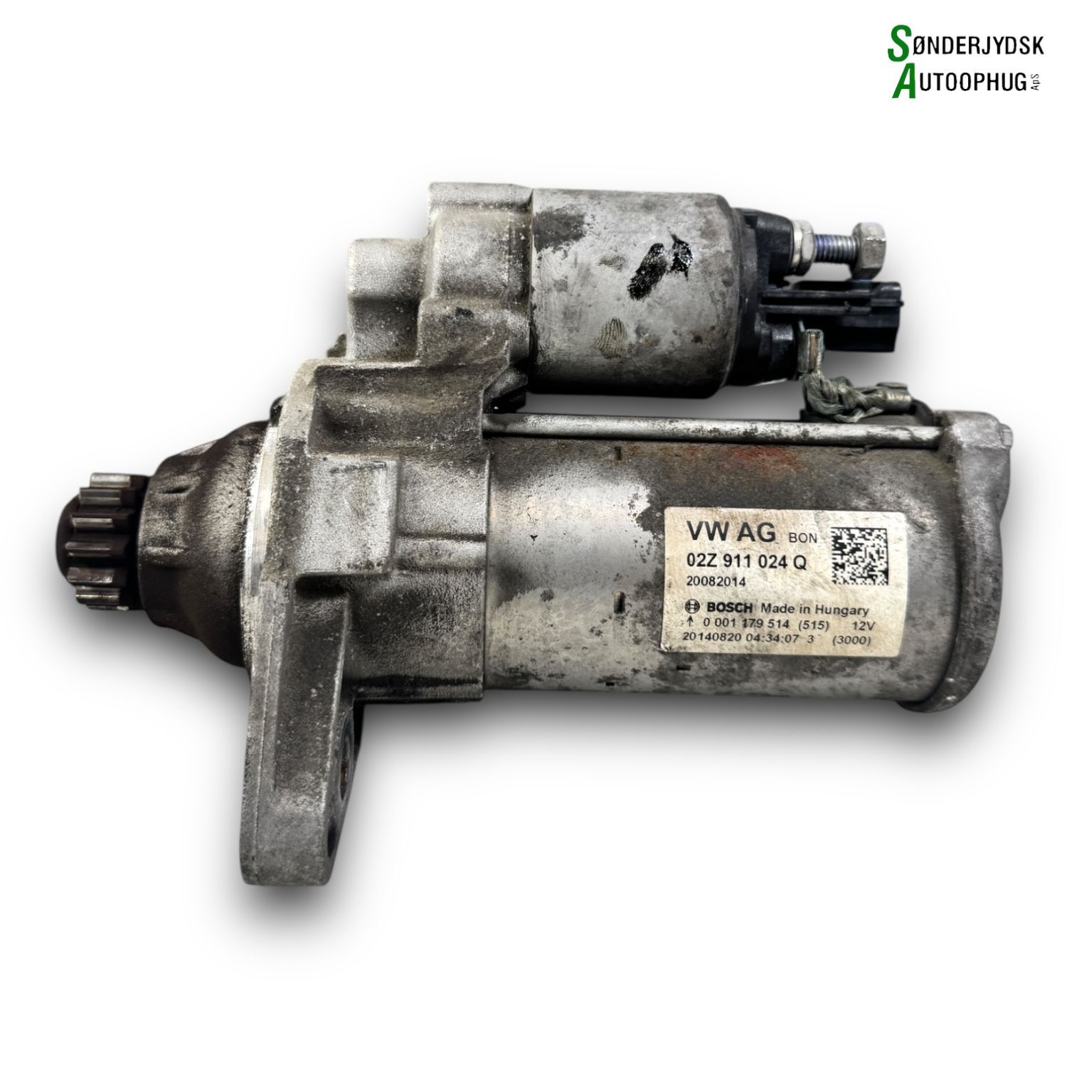 VW Golf 7 AU Starter Med OEM Nr. 02Z911022C Fra VW Ophugger
