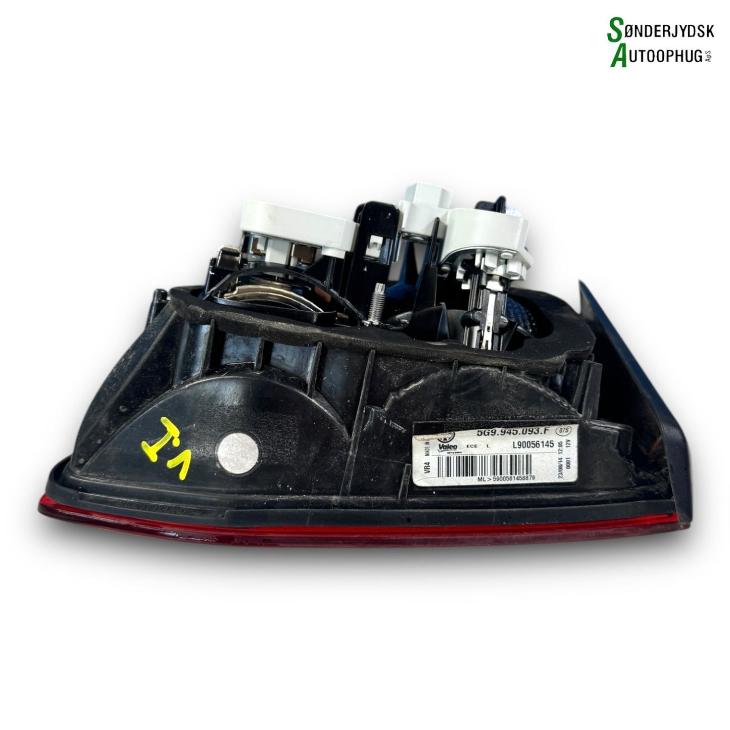 VW Golf 7 AU Baglygte Med OEM Nr. 5G9945093F Fra VW Ophugger
