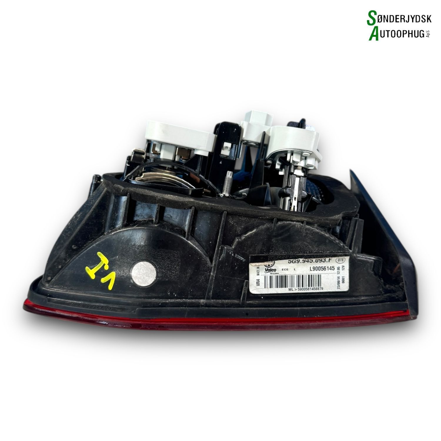 VW Golf 7 AU Baglygte Med OEM Nr. 5G9945093B Fra VW Ophugger