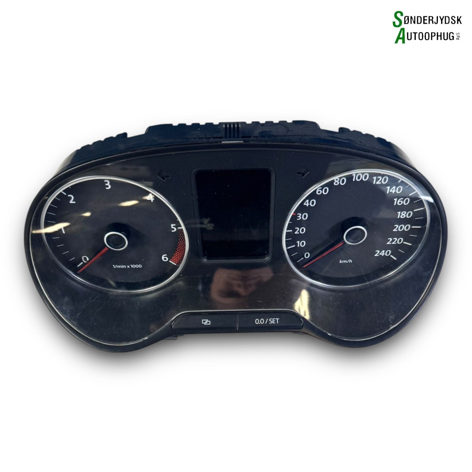 VW Polo 6R Speedometer - Instrument Med OEM Nr. 6R0920861HX Fra VW Ophugger