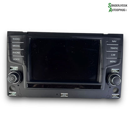 VW Passat 3G Radio, Multi Display Med OEM Nr. 3G0919605D Fra VW Ophugger