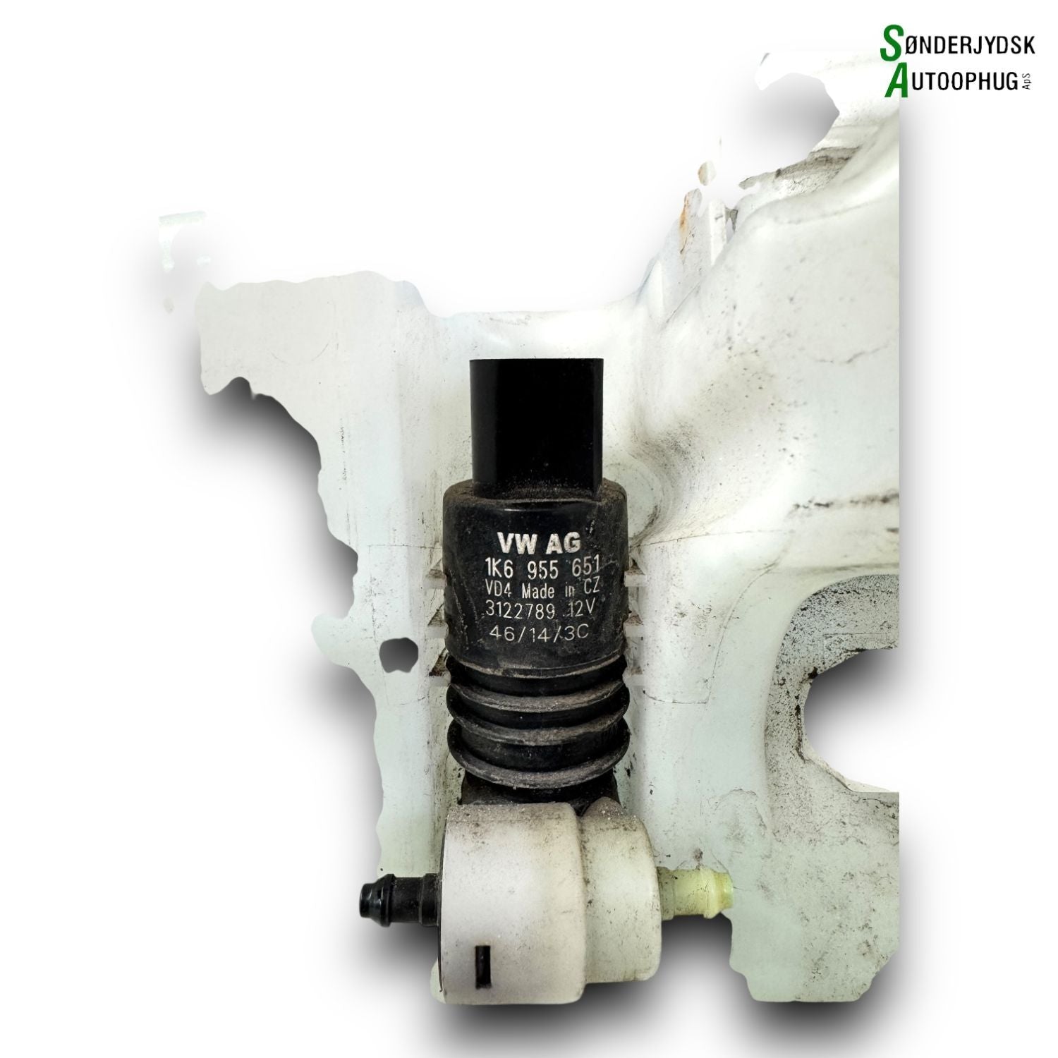 VW Passat 3G Sprinkler M/Motor Med OEM Nr. 1K6955651 Fra VW Ophugger