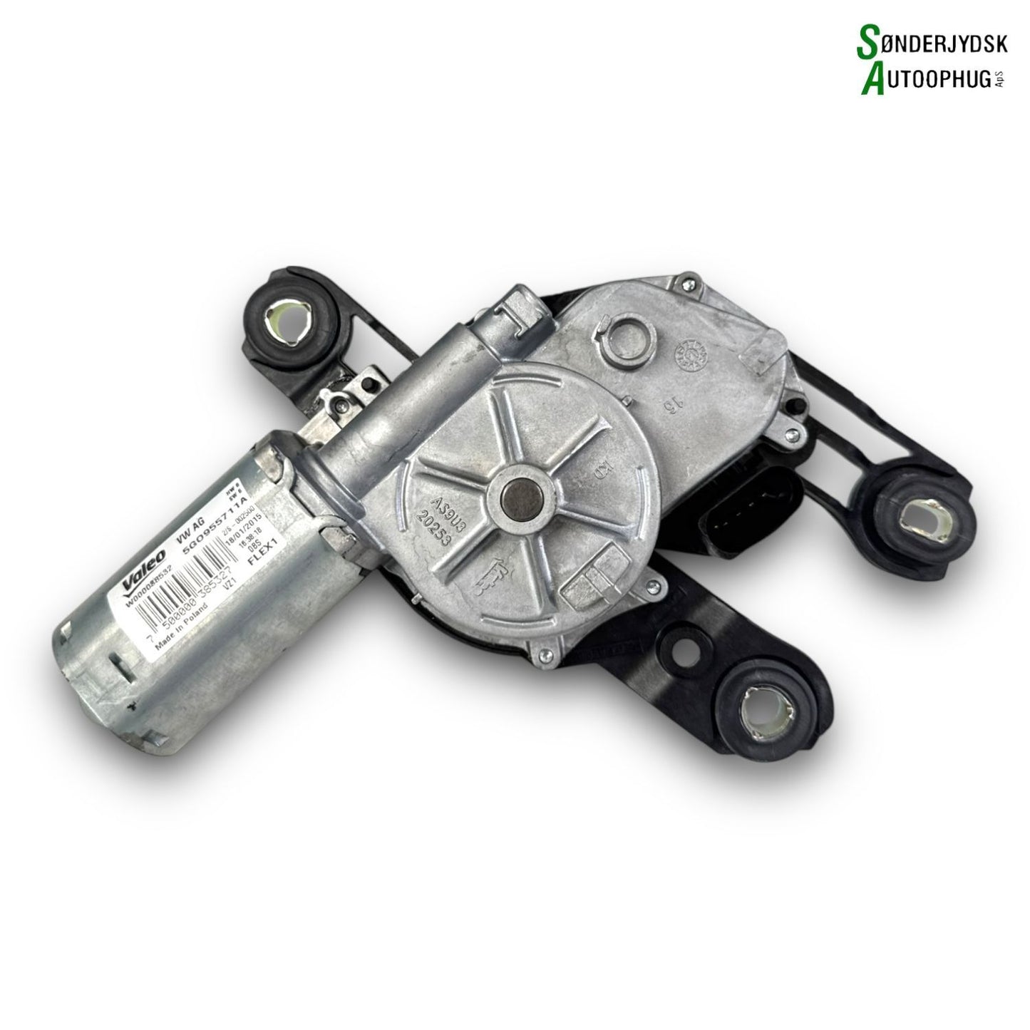 VW Passat 3G Bagrudevisker Motor Med OEM Nr. 5G0955711C Fra VW Ophugger