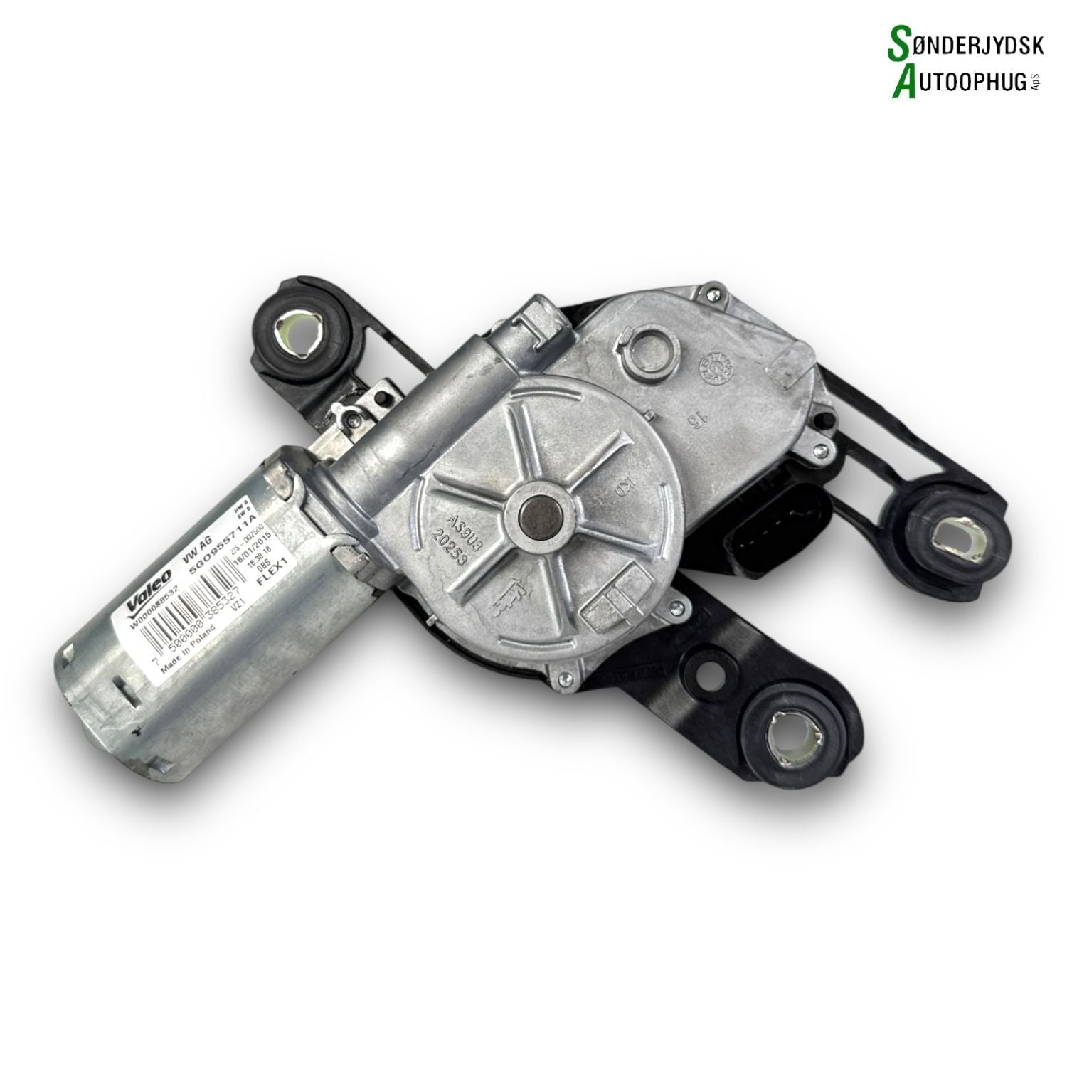 VW Passat 3G Bagrudevisker Motor Med OEM Nr. 5G0955711D Fra VW Ophugger