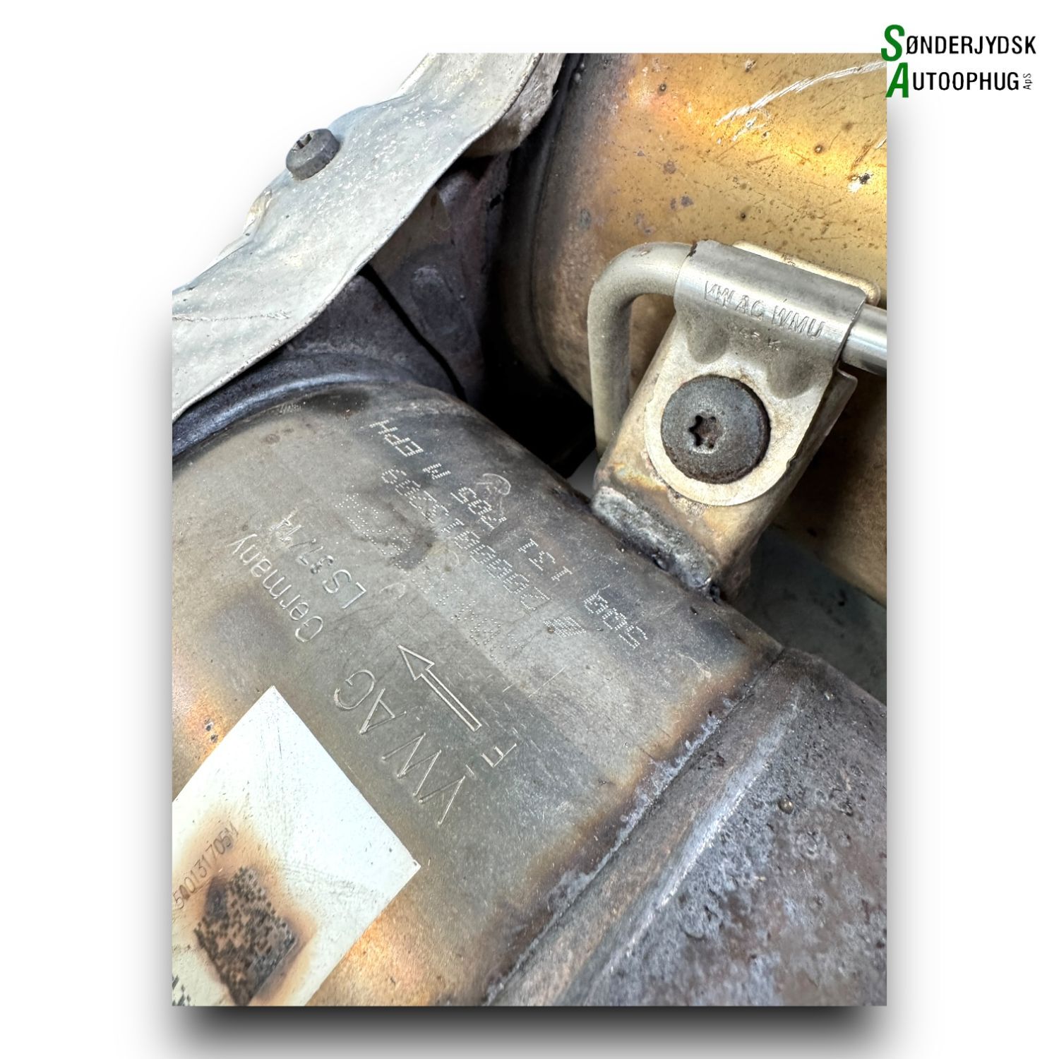 VW Passat 3G Partikelfilter Med OEM Nr. 5Q0166AB Fra VW Ophugger