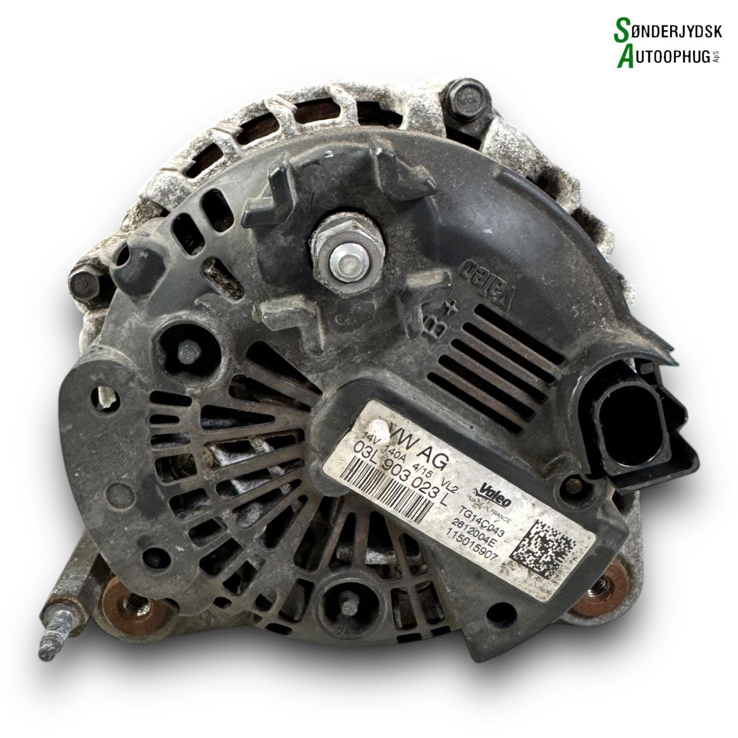 VW Passat 3G Generator Med OEM Nr. 03L903023L Fra VW Ophugger