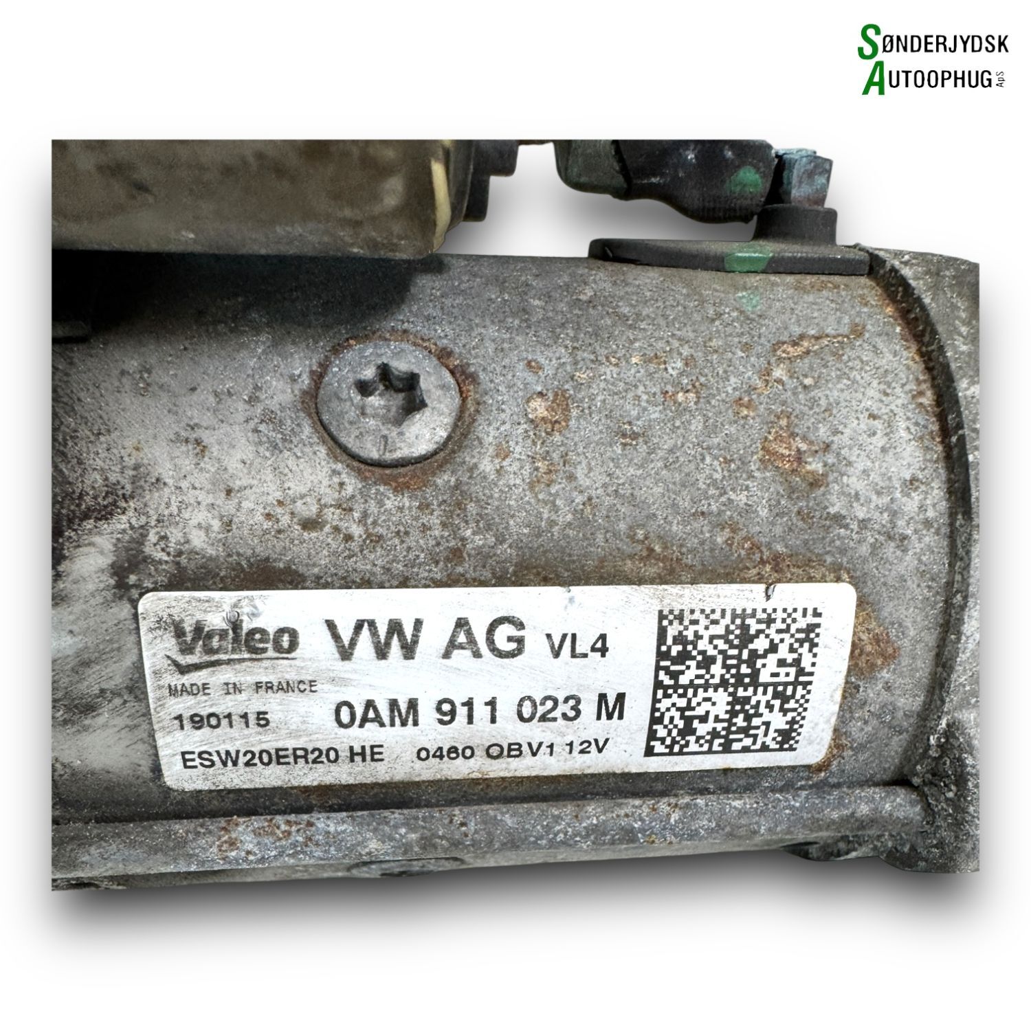 VW Passat 3G Starter Med OEM Nr. 0AM911023JV Fra VW Ophugger