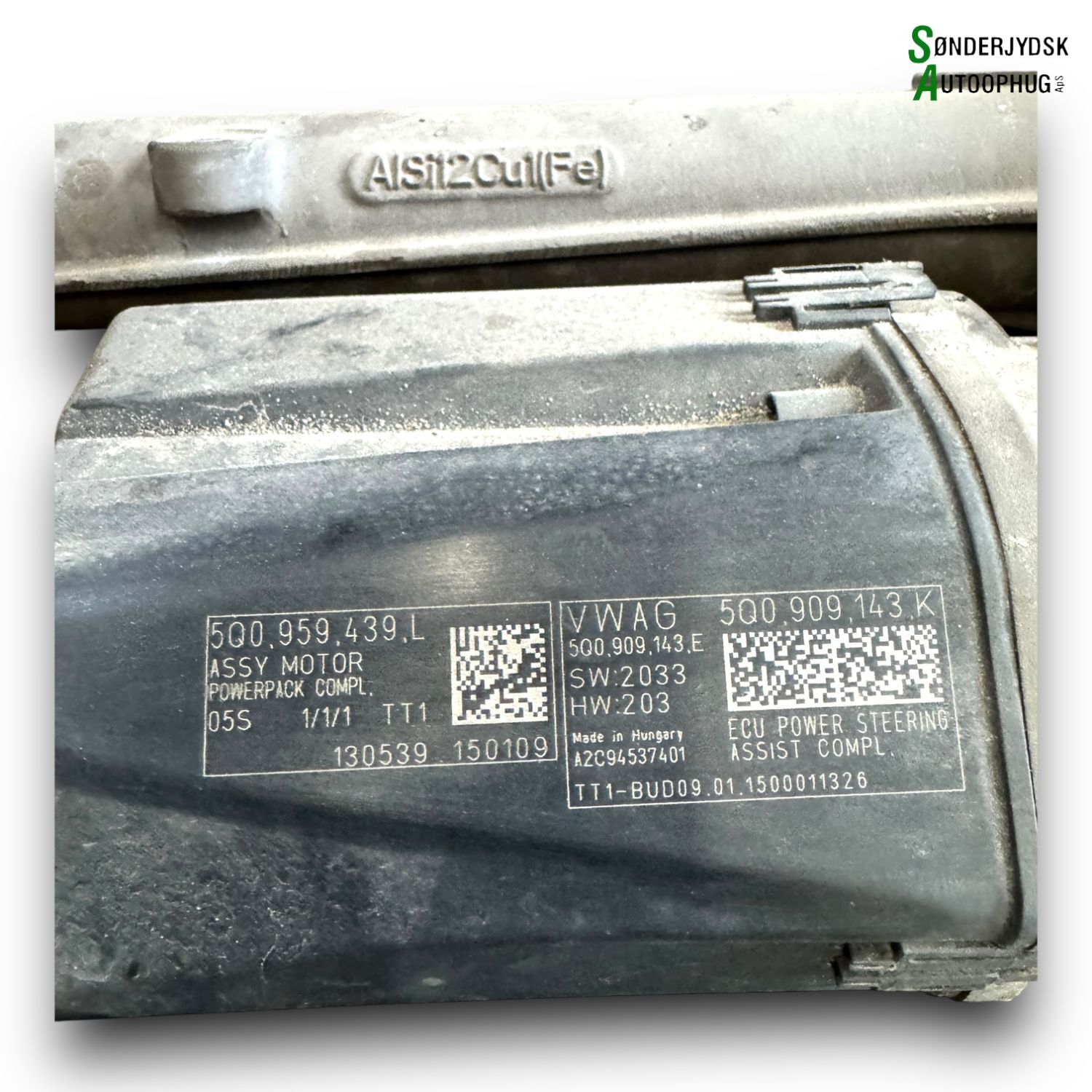 VW Passat 3G Tandstang Med OEM Nr. 5Q0909143K Fra VW Ophugger