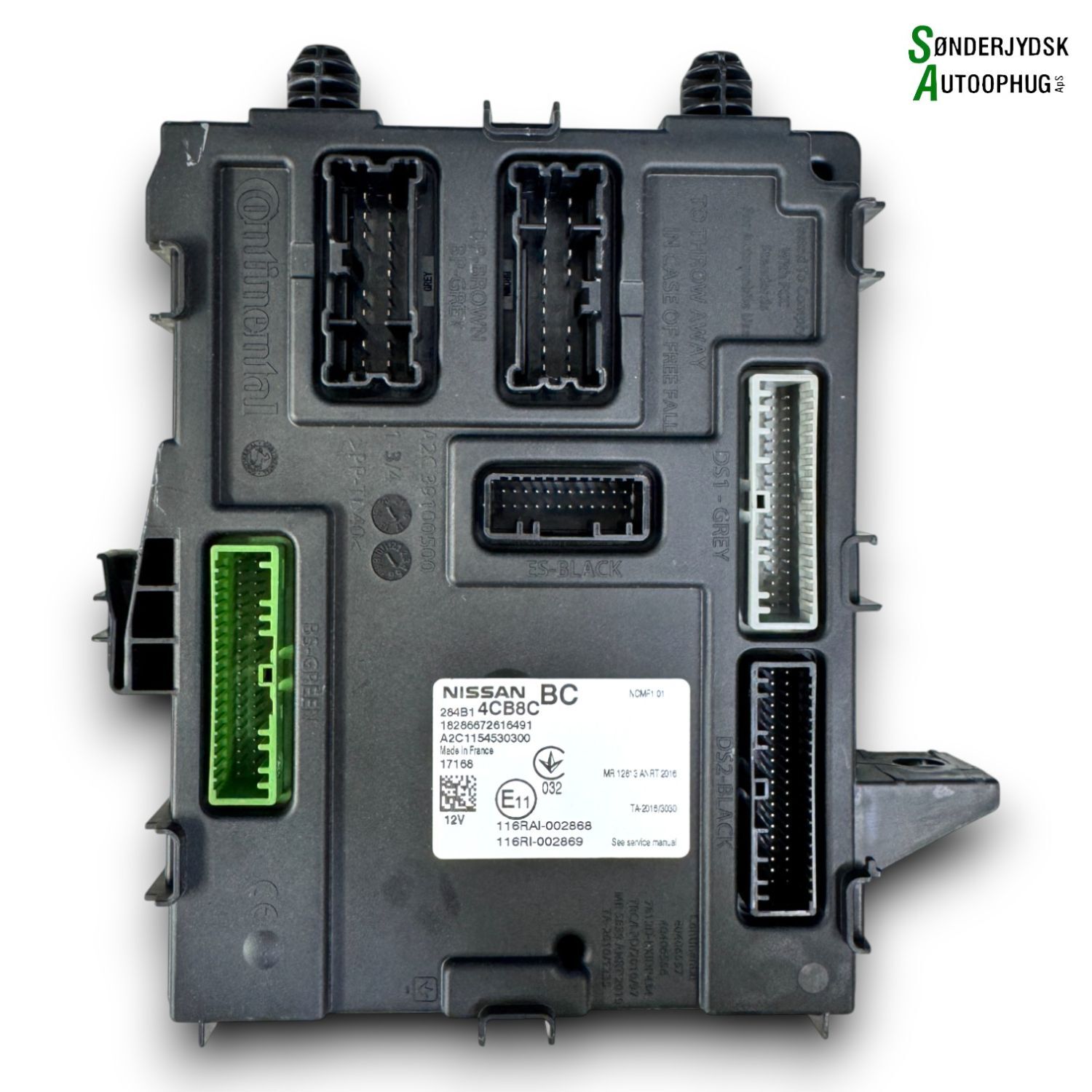 Nissan Qashqai Startspærre Med OEM Nr. 281033886 Fra Nissan Ophugger