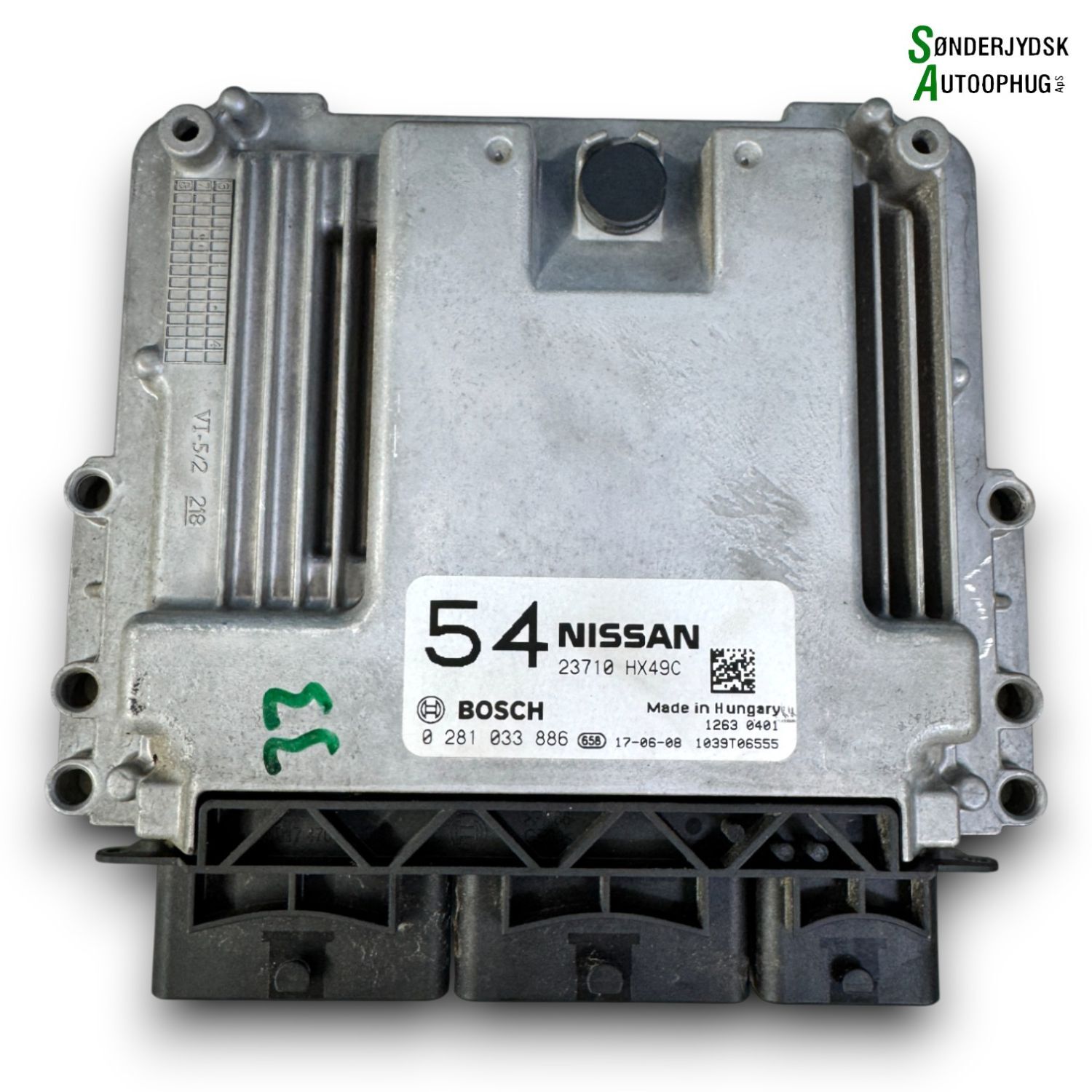 Nissan Qashqai Startspærre Med OEM Nr. 0281033886 Fra Nissan Ophugger