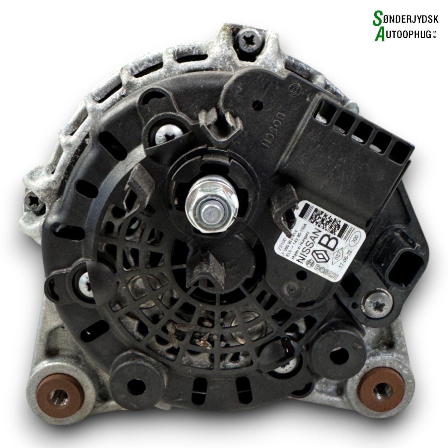 Nissan Qashqai Generator Med OEM Nr. 231004BE0B Fra Nissan Ophugger