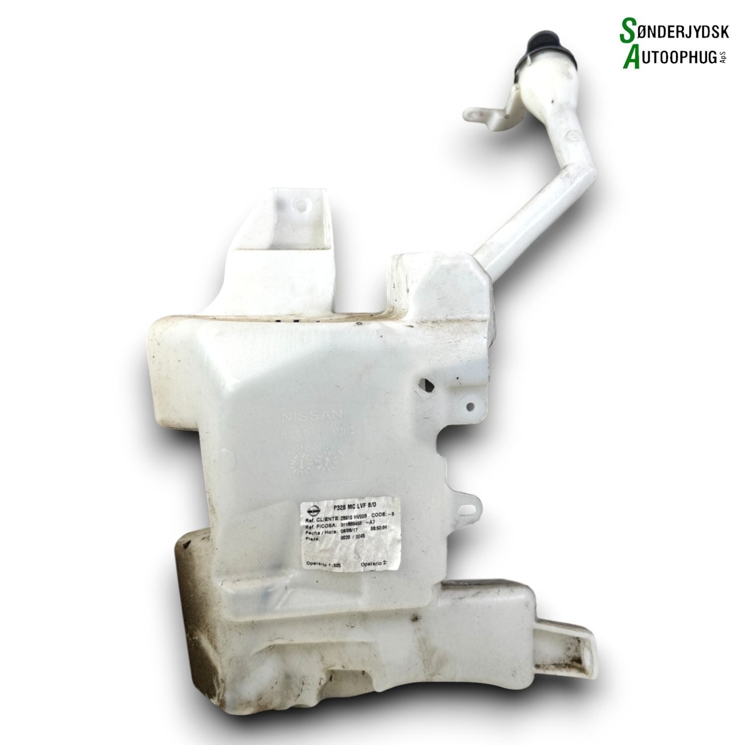 Nissan Qashqai Sprinkler M/Motor Med OEM Nr. 28910HV00B Fra Nissan Ophugger