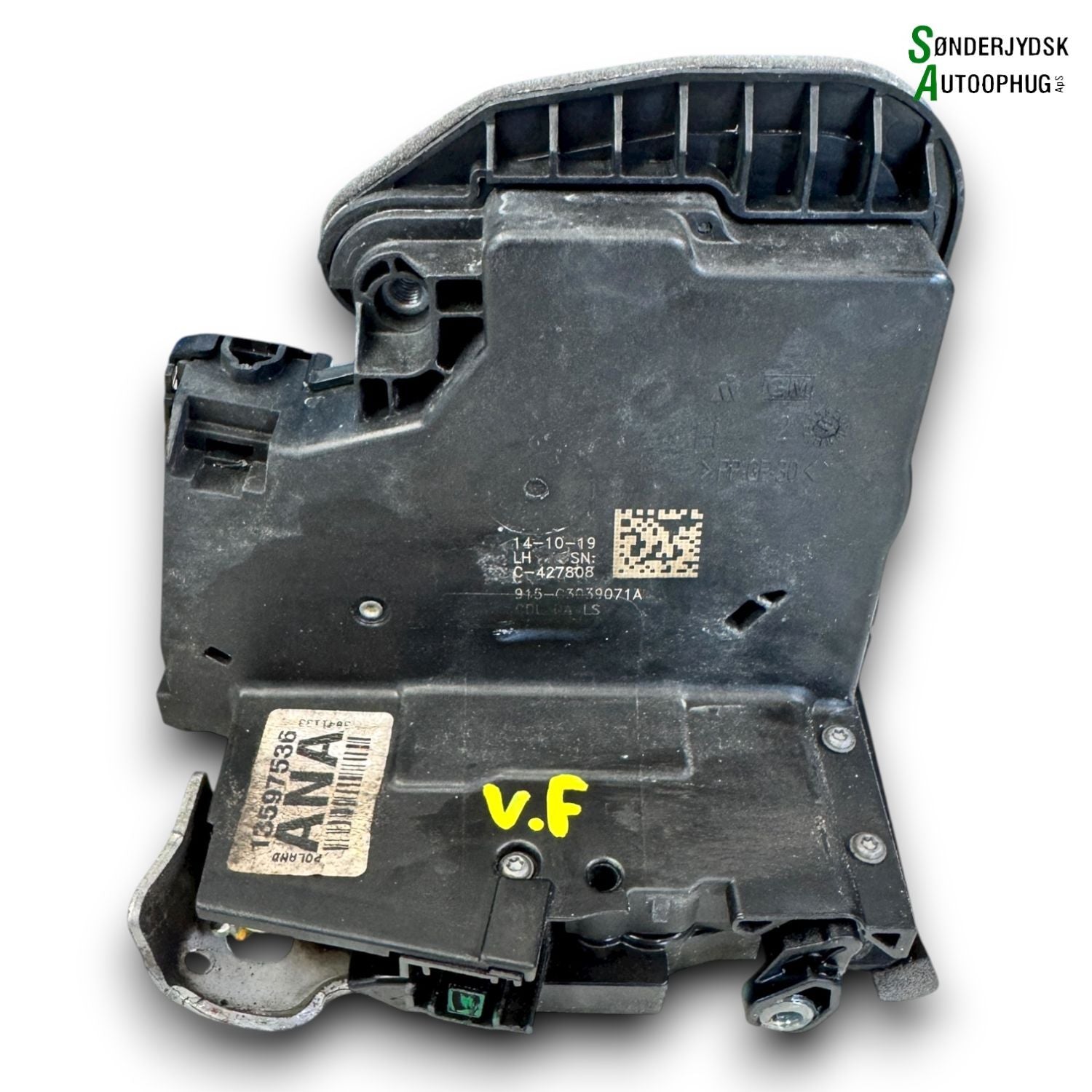 Opel Astra K Dørlås Med OEM Nr. 13533588 Fra Opel Ophugger