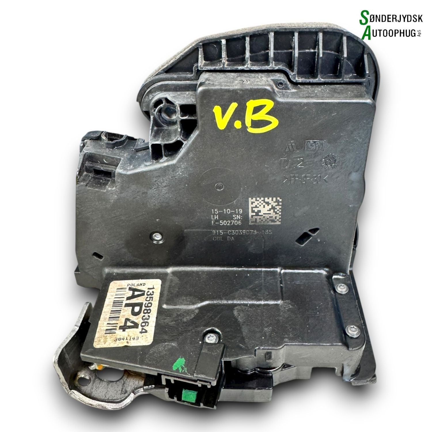 Opel Astra K Dørlås Med OEM Nr. 13598364 Fra Opel Ophugger