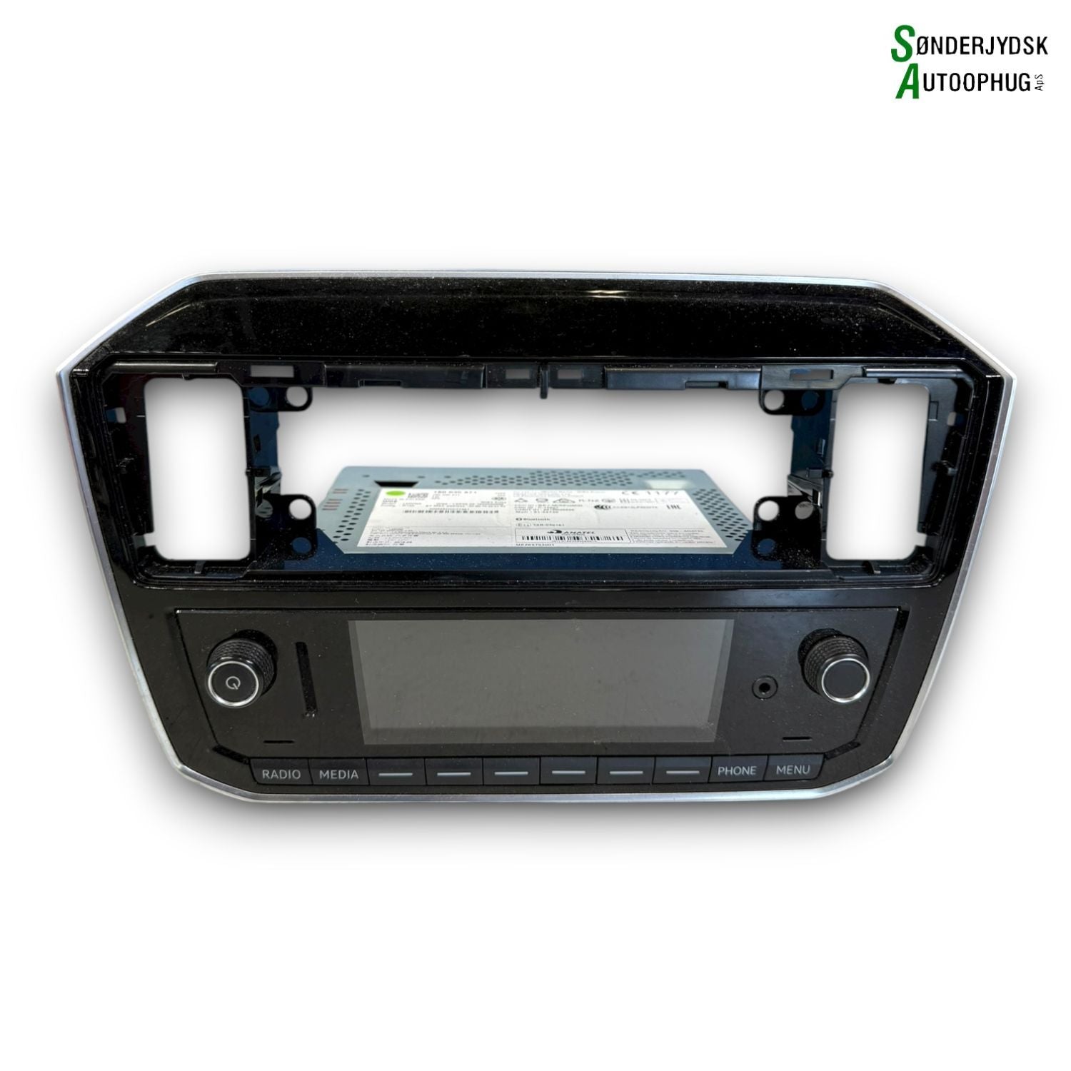 VW Up Radio, Multi Display Med OEM Nr. 1S0035871 Fra VW Ophugger