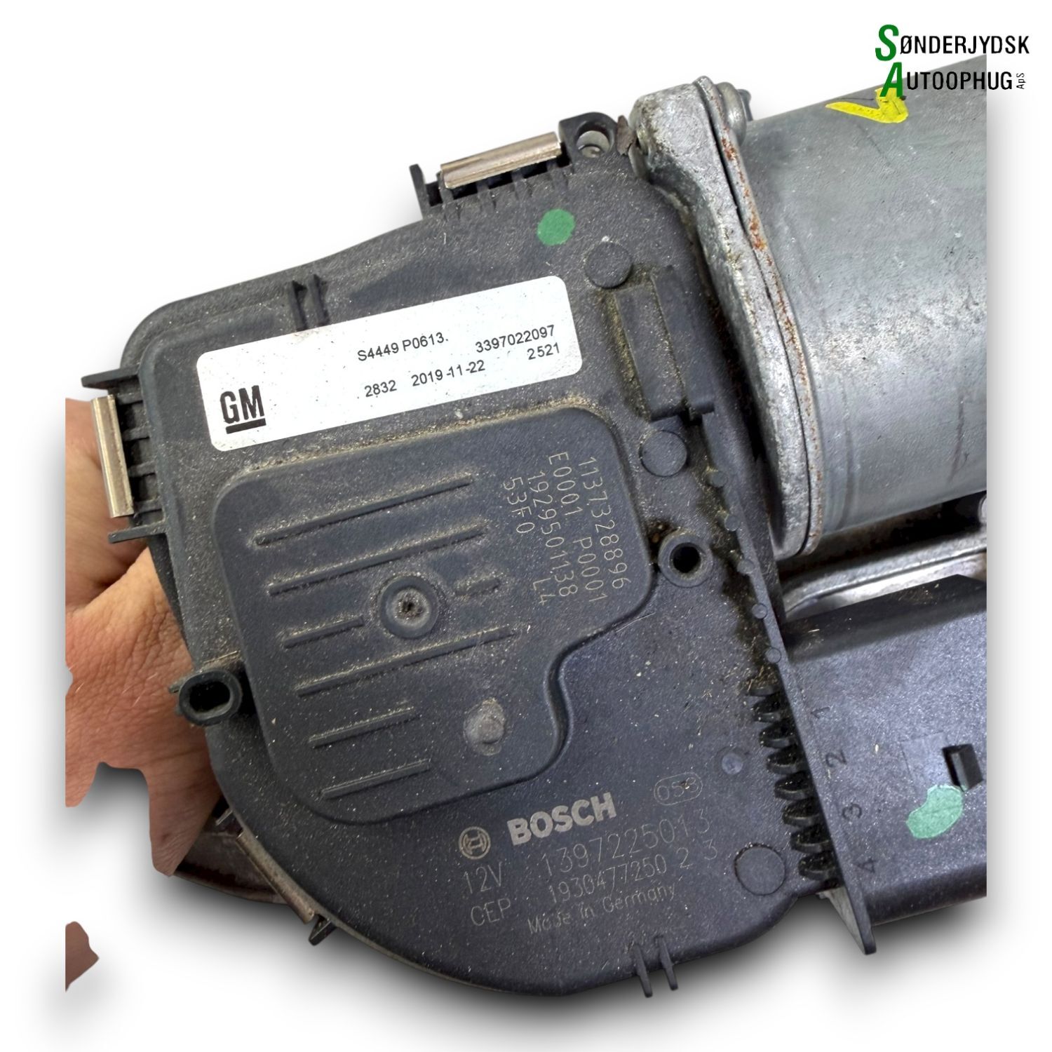 Opel Astra K Viskermotor Med OEM Nr. 3397022097 Fra Opel Ophugger