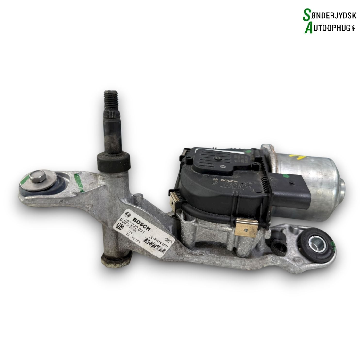 Opel Astra K Viskermotor Med OEM Nr. 1397225022 Fra Opel Ophugger